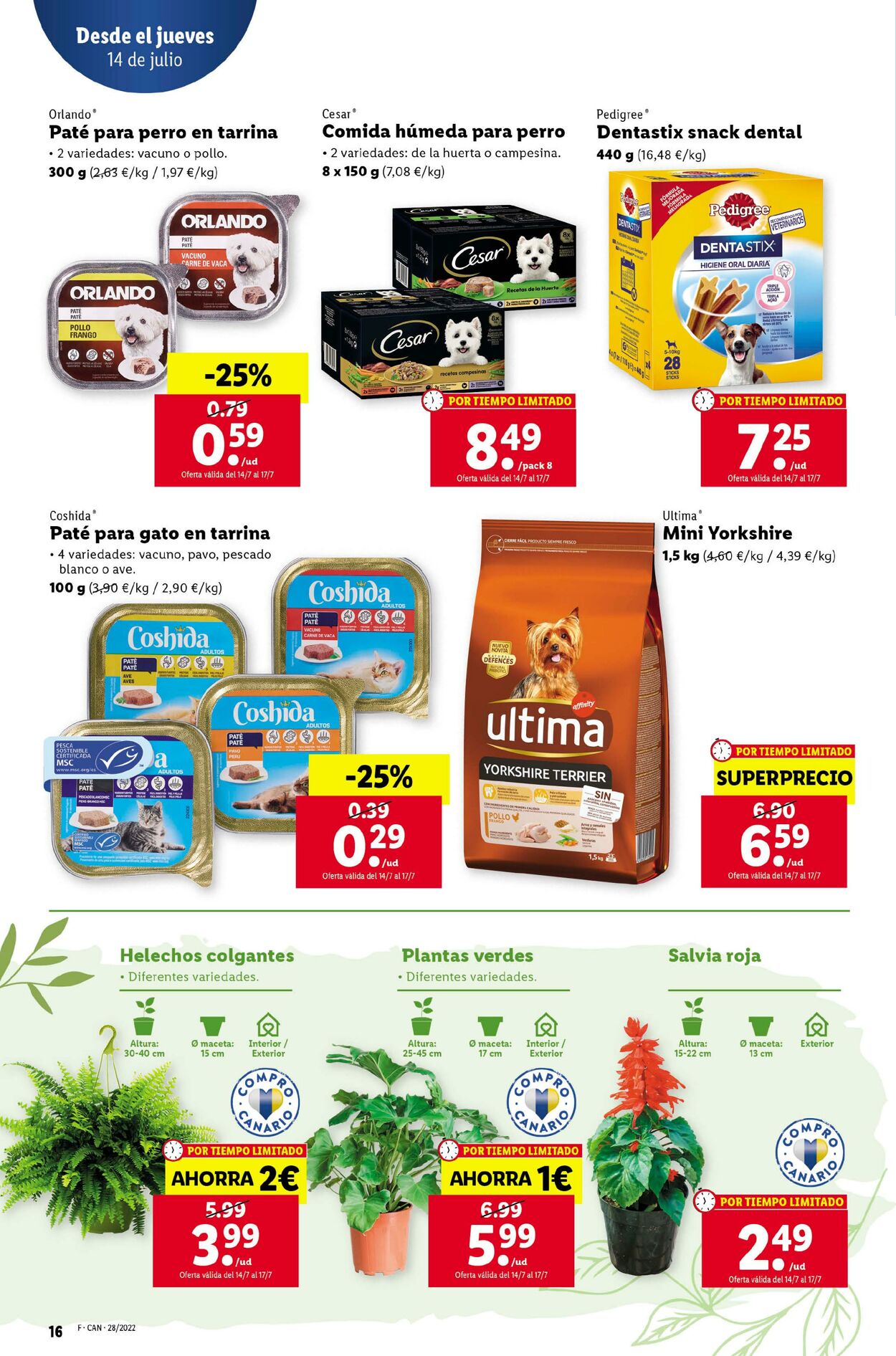 Folleto Lidl 14.07.2022 - 20.07.2022