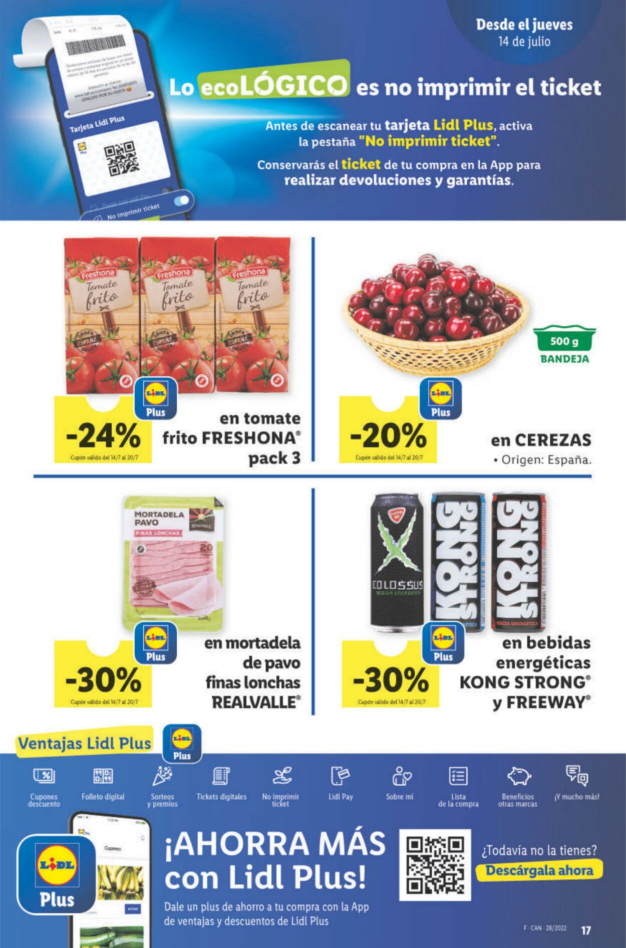 Folleto Lidl 14.07.2022 - 20.07.2022