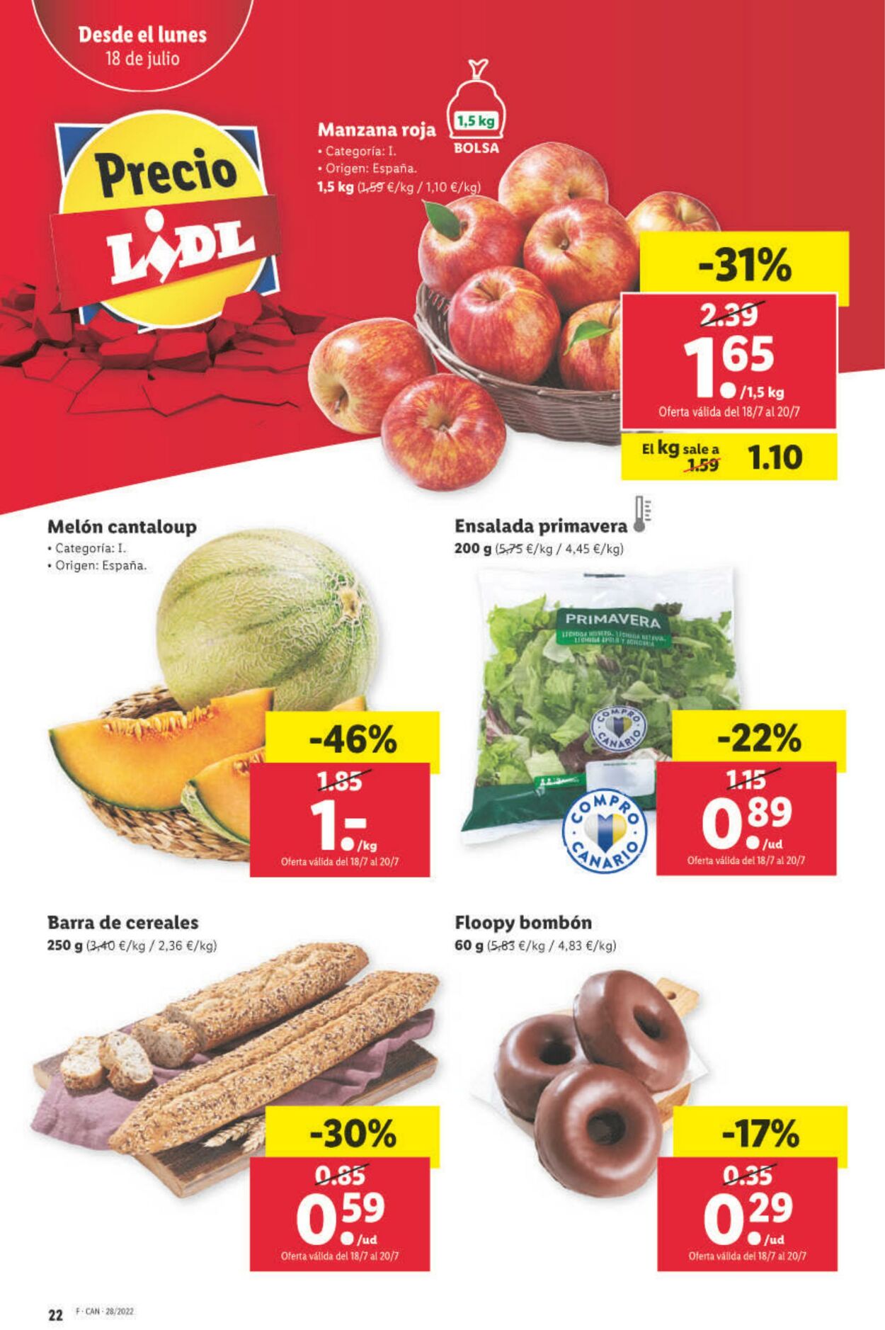 Folleto Lidl 14.07.2022 - 20.07.2022