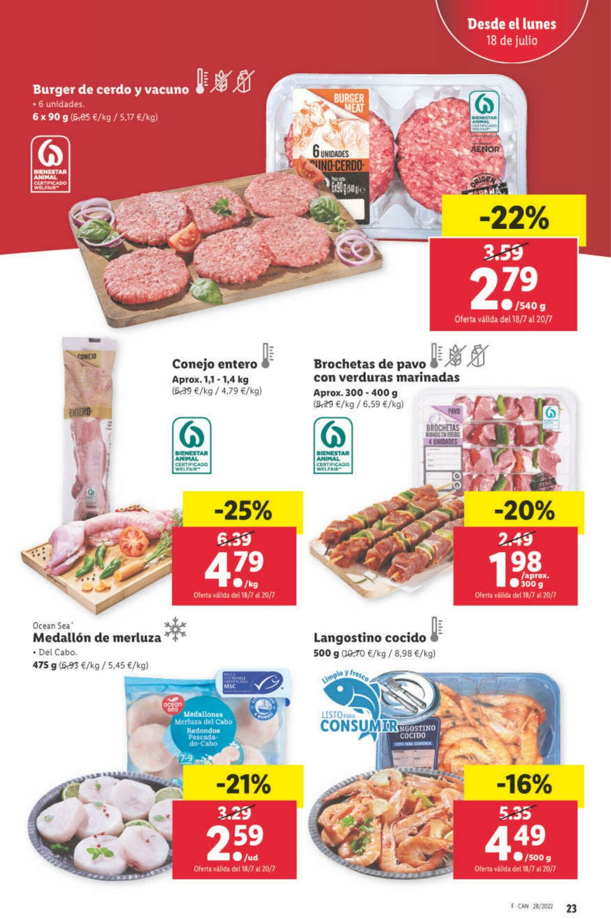 Folleto Lidl 14.07.2022 - 20.07.2022