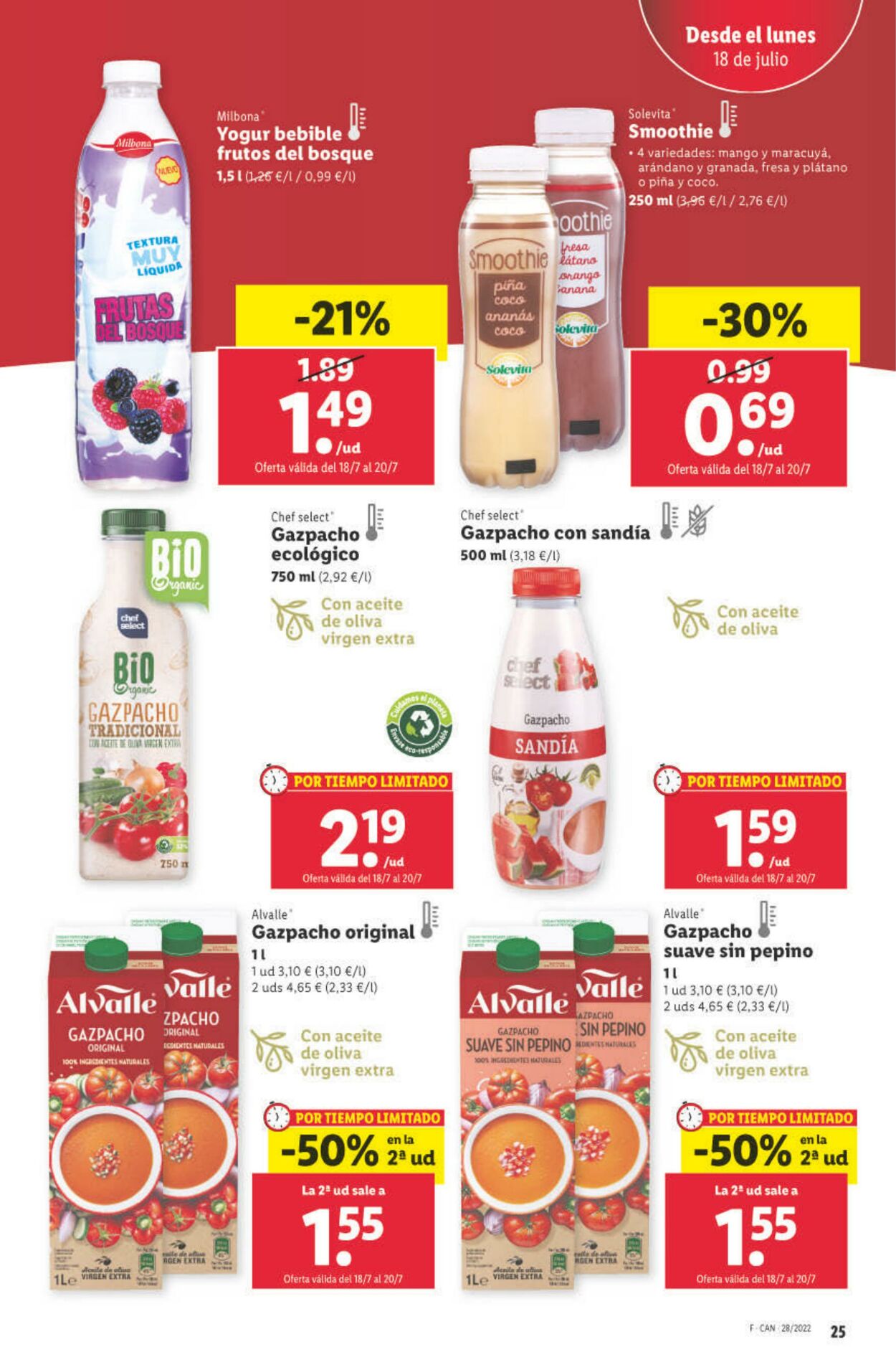 Folleto Lidl 14.07.2022 - 20.07.2022