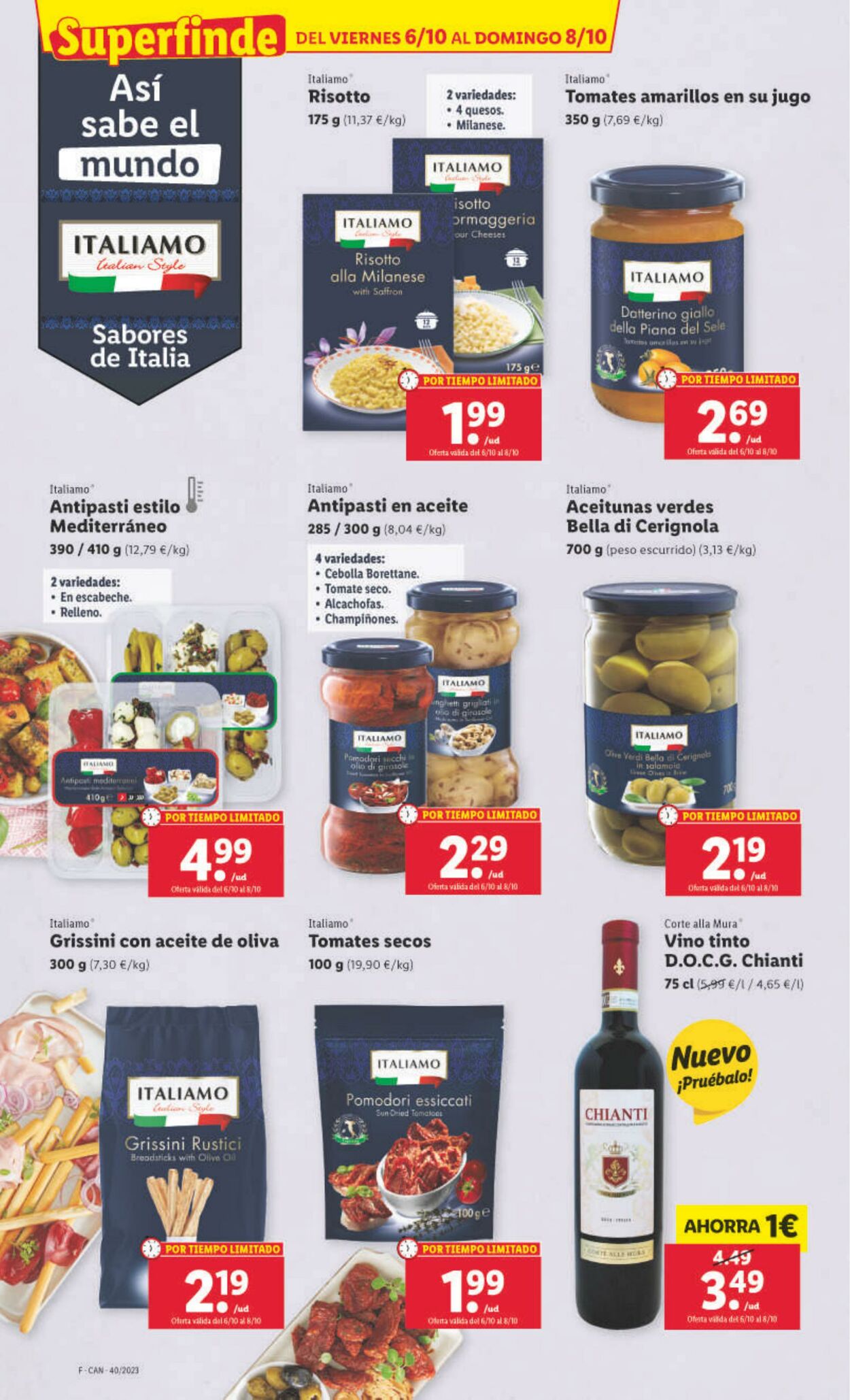 Folleto Lidl 02.10.2023 - 08.10.2023