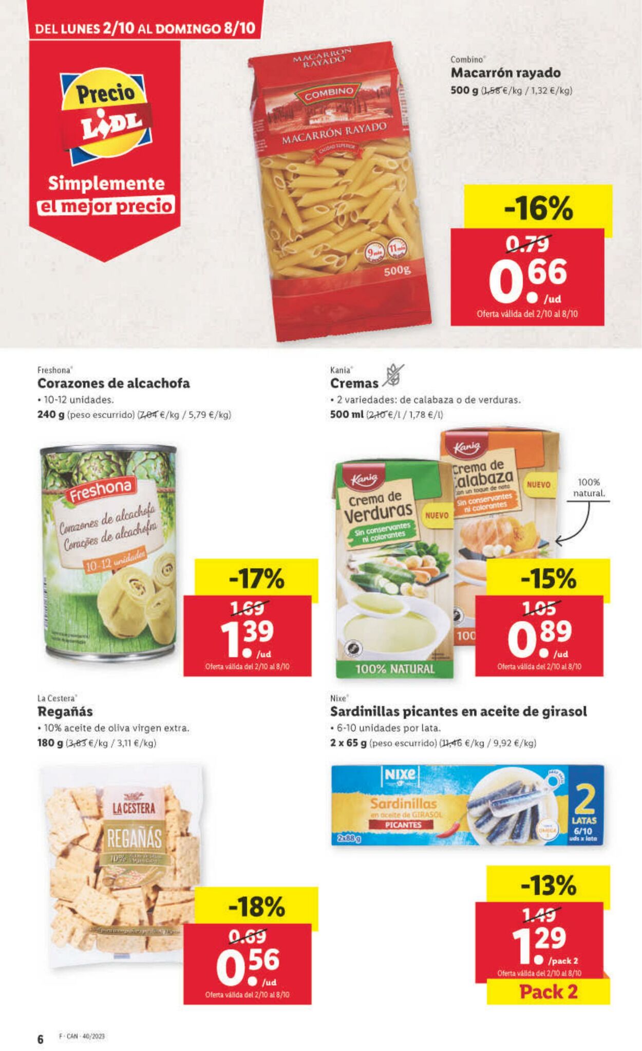 Folleto Lidl 02.10.2023 - 08.10.2023