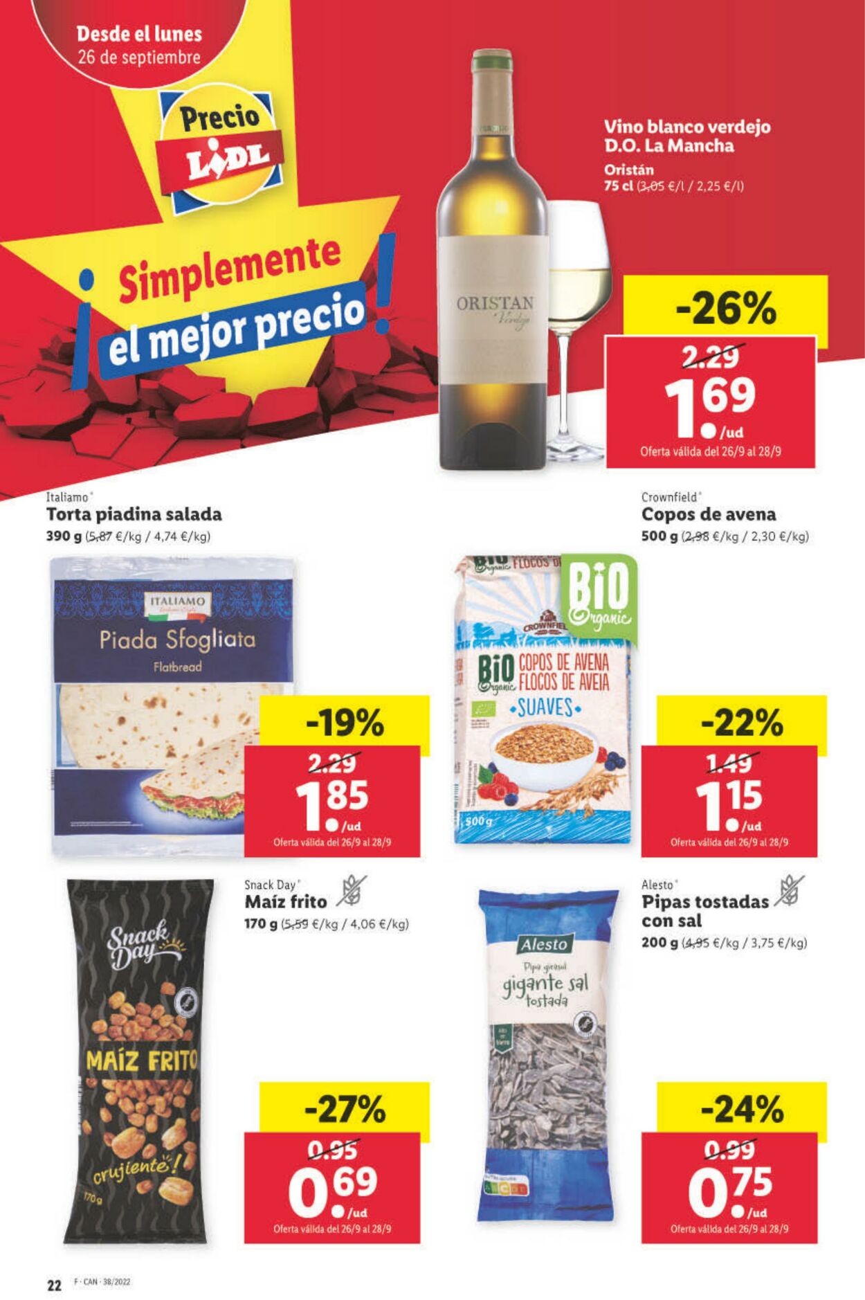 Folleto Lidl 22.09.2022 - 28.09.2022