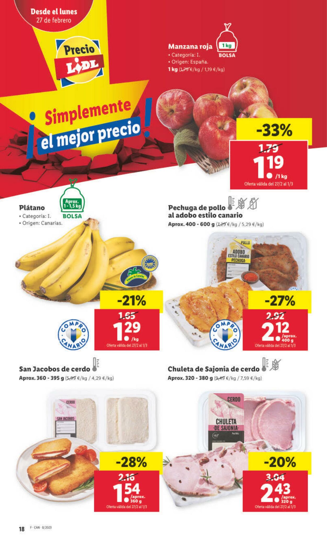 Folleto Lidl 23.02.2023 - 01.03.2023