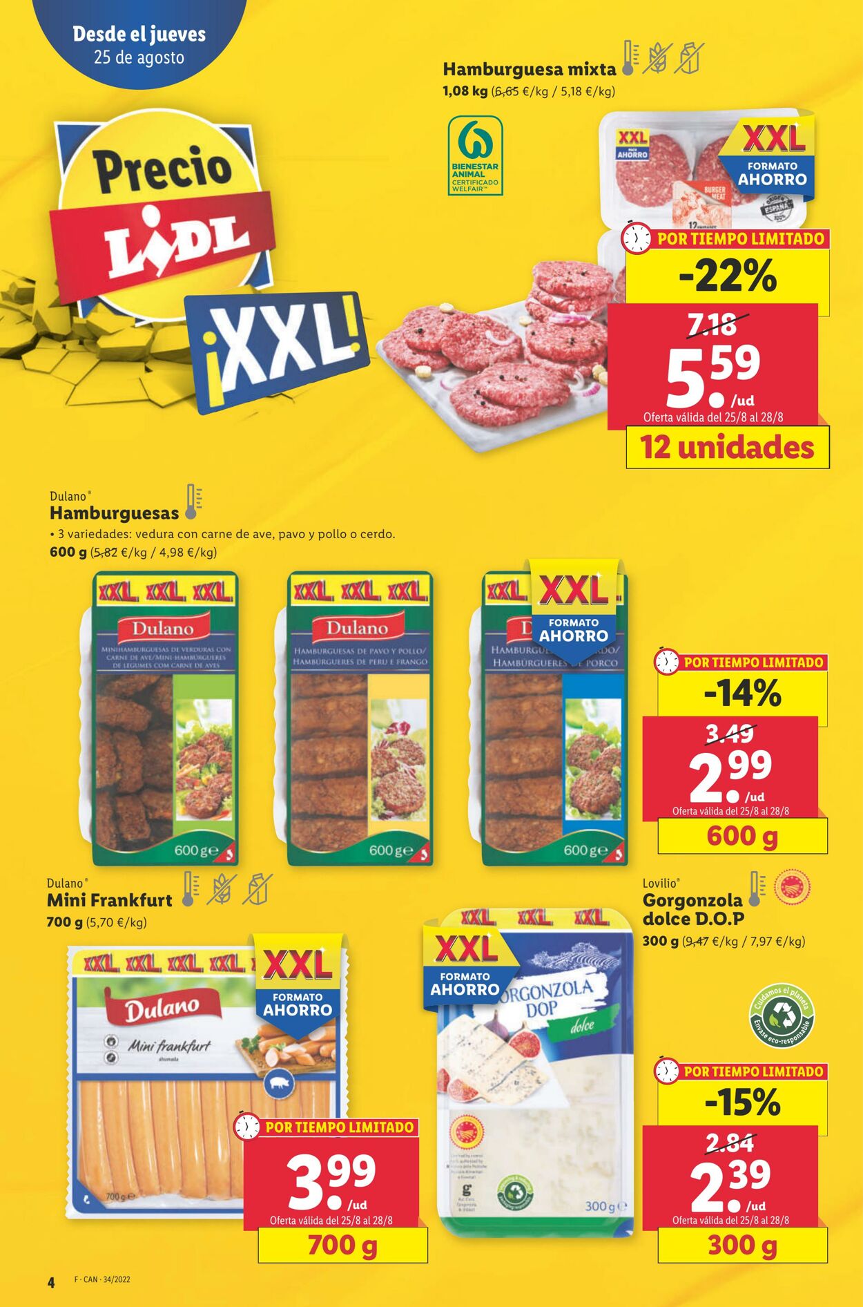 Folleto Lidl 25.08.2022 - 31.08.2022