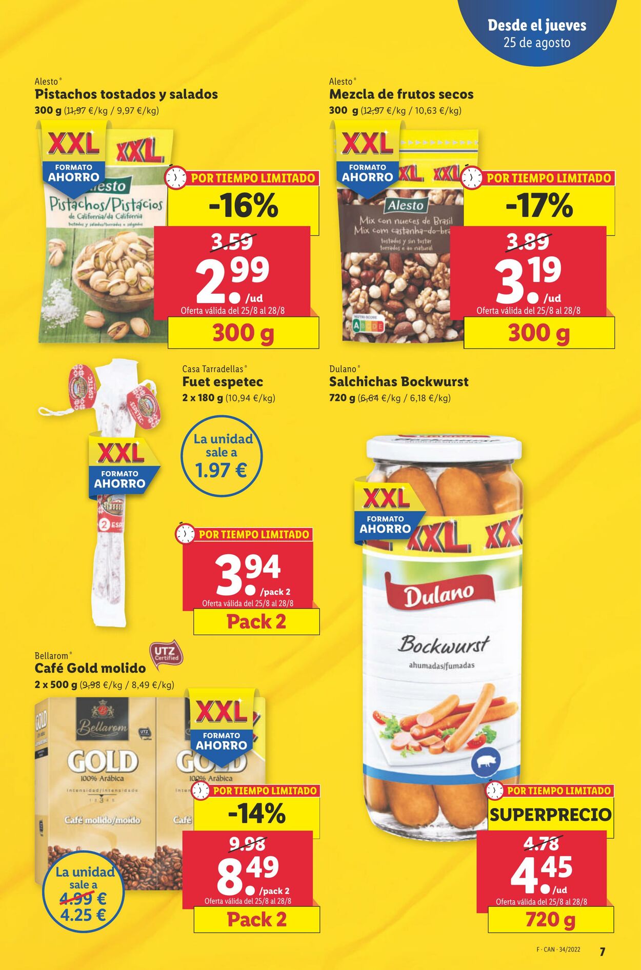 Folleto Lidl 25.08.2022 - 31.08.2022