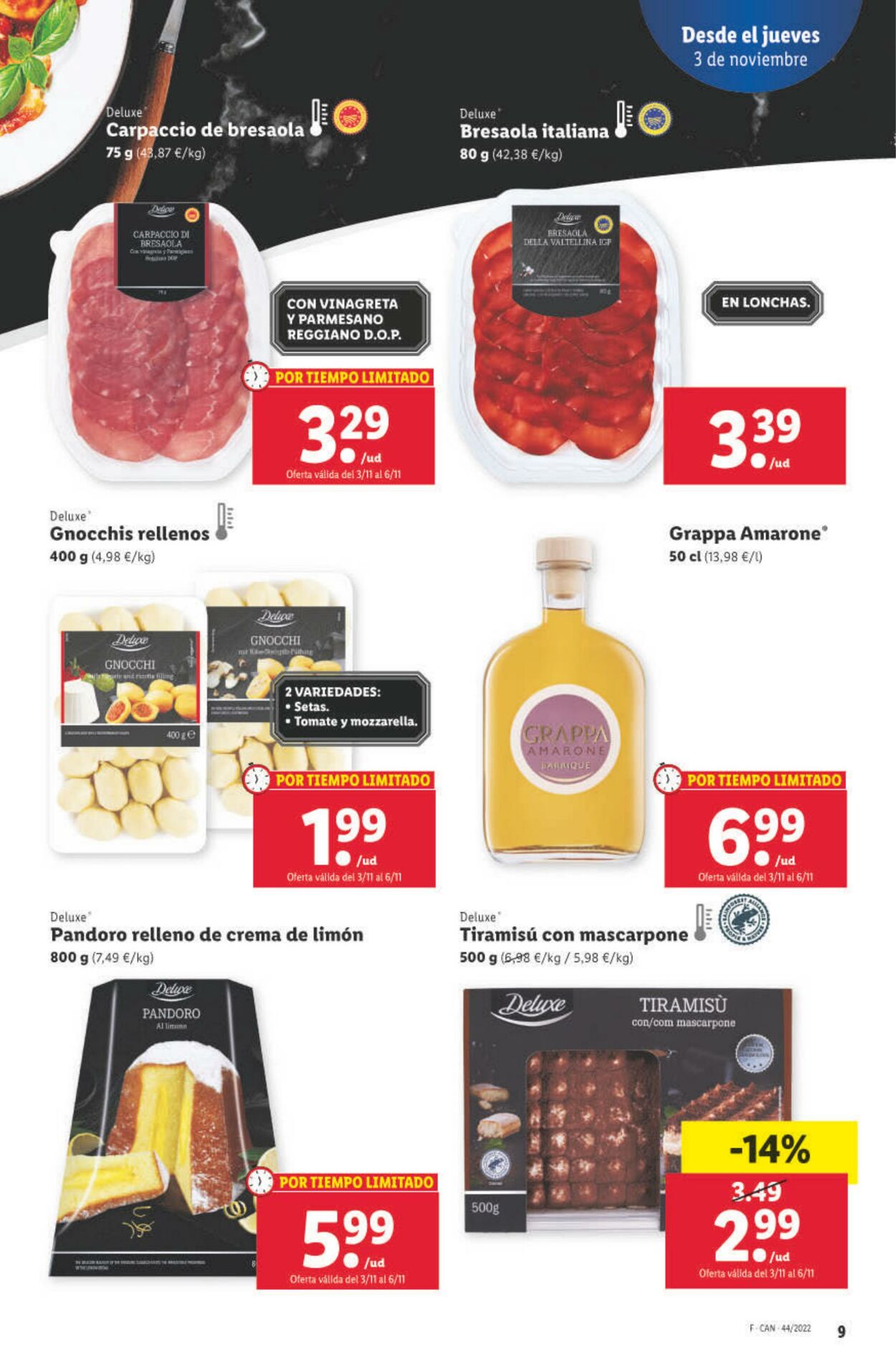 Folleto Lidl 03.11.2022 - 09.11.2022