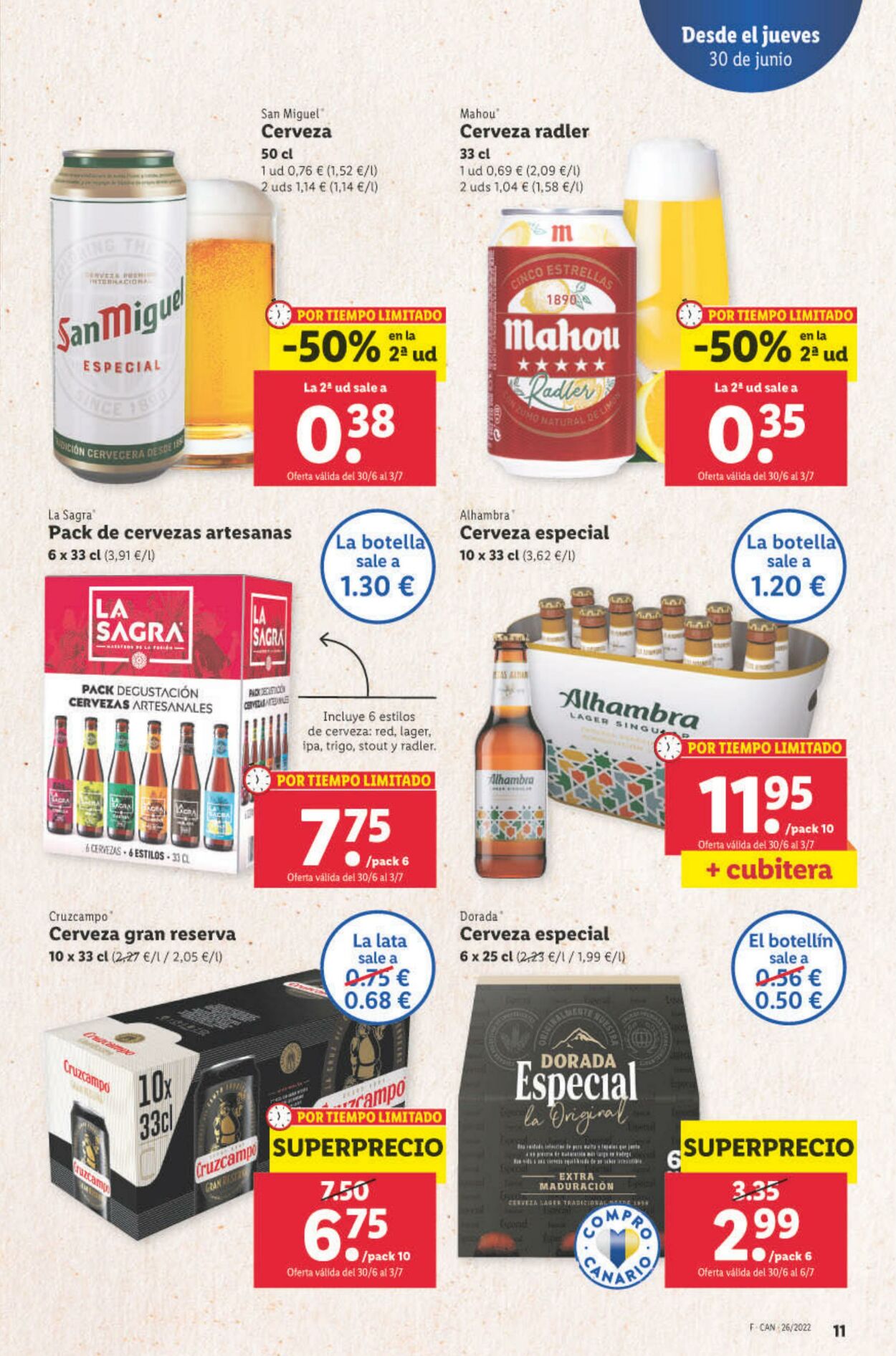 Folleto Lidl 30.06.2022 - 06.07.2022