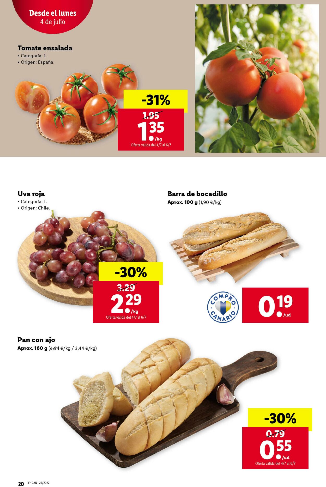 Folleto Lidl 30.06.2022 - 06.07.2022