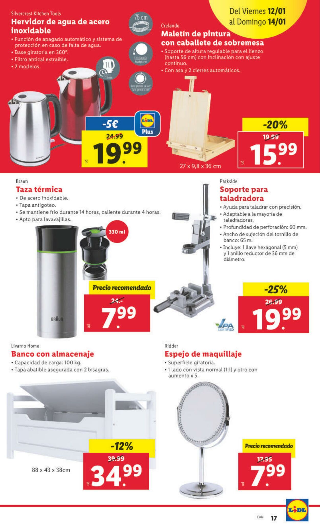 Folleto Lidl 08.01.2024 - 14.01.2024