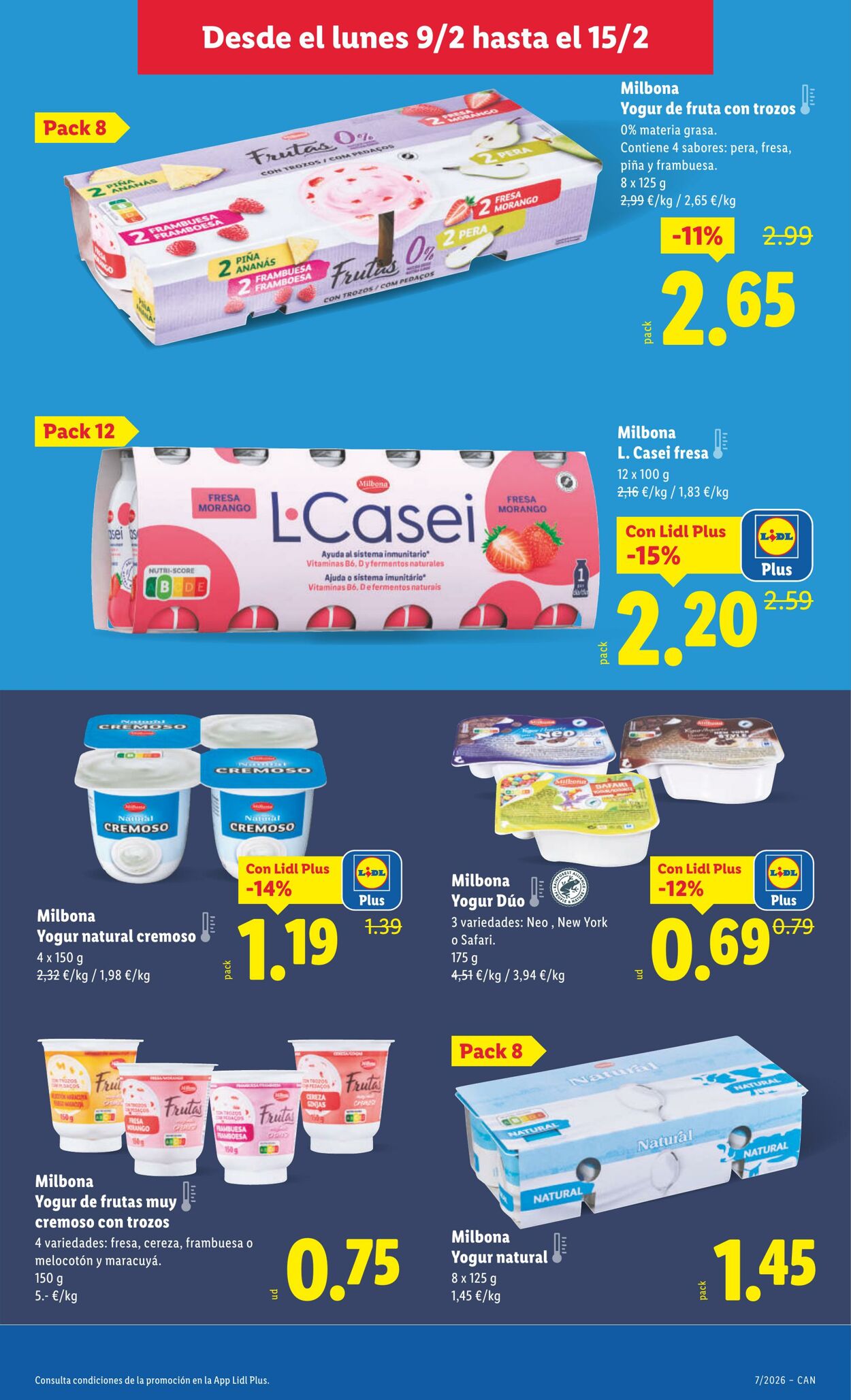 Folleto Lidl 09.02.2026 - 15.02.2026