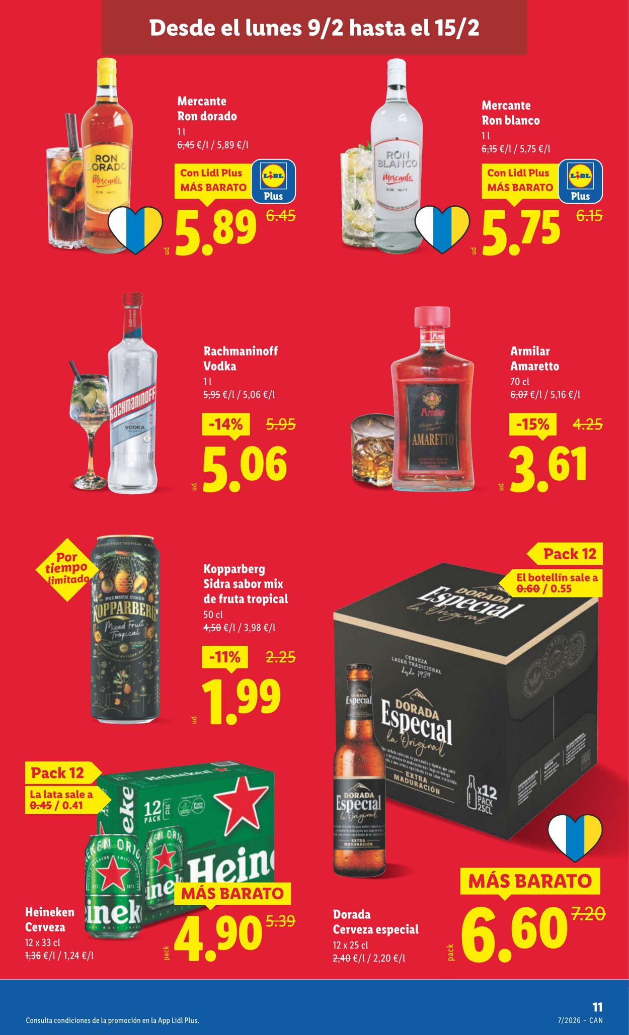 Folleto Lidl 09.02.2026 - 15.02.2026
