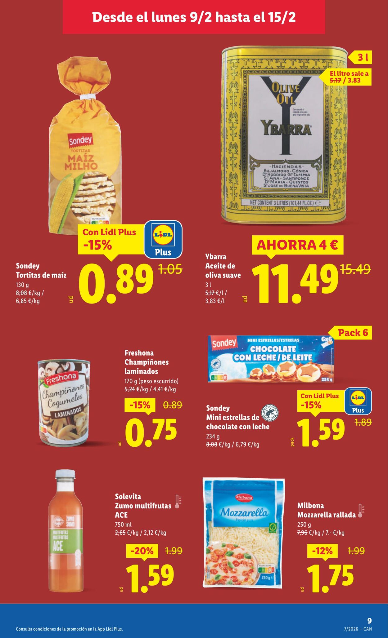Folleto Lidl 09.02.2026 - 15.02.2026