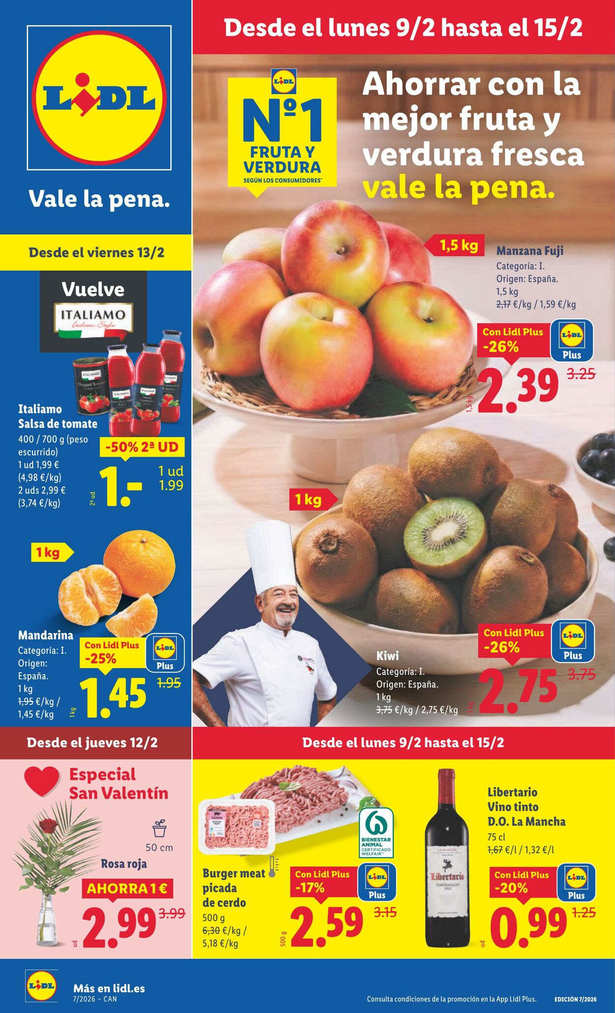 Folleto Lidl 09.02.2026 - 15.02.2026