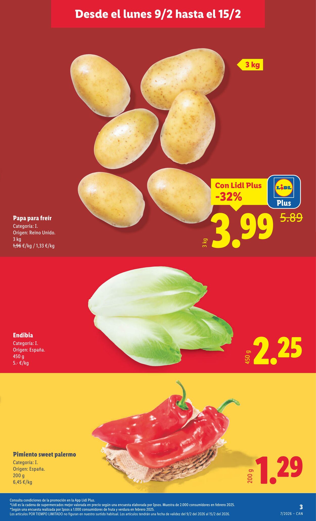 Folleto Lidl 09.02.2026 - 15.02.2026