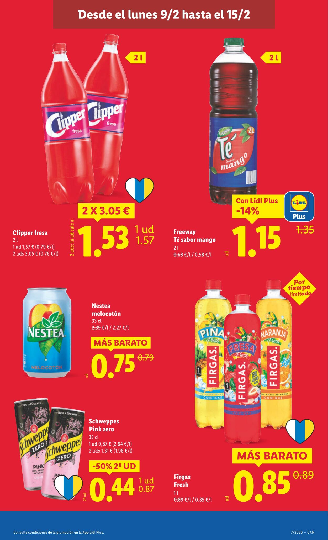 Folleto Lidl 09.02.2026 - 15.02.2026