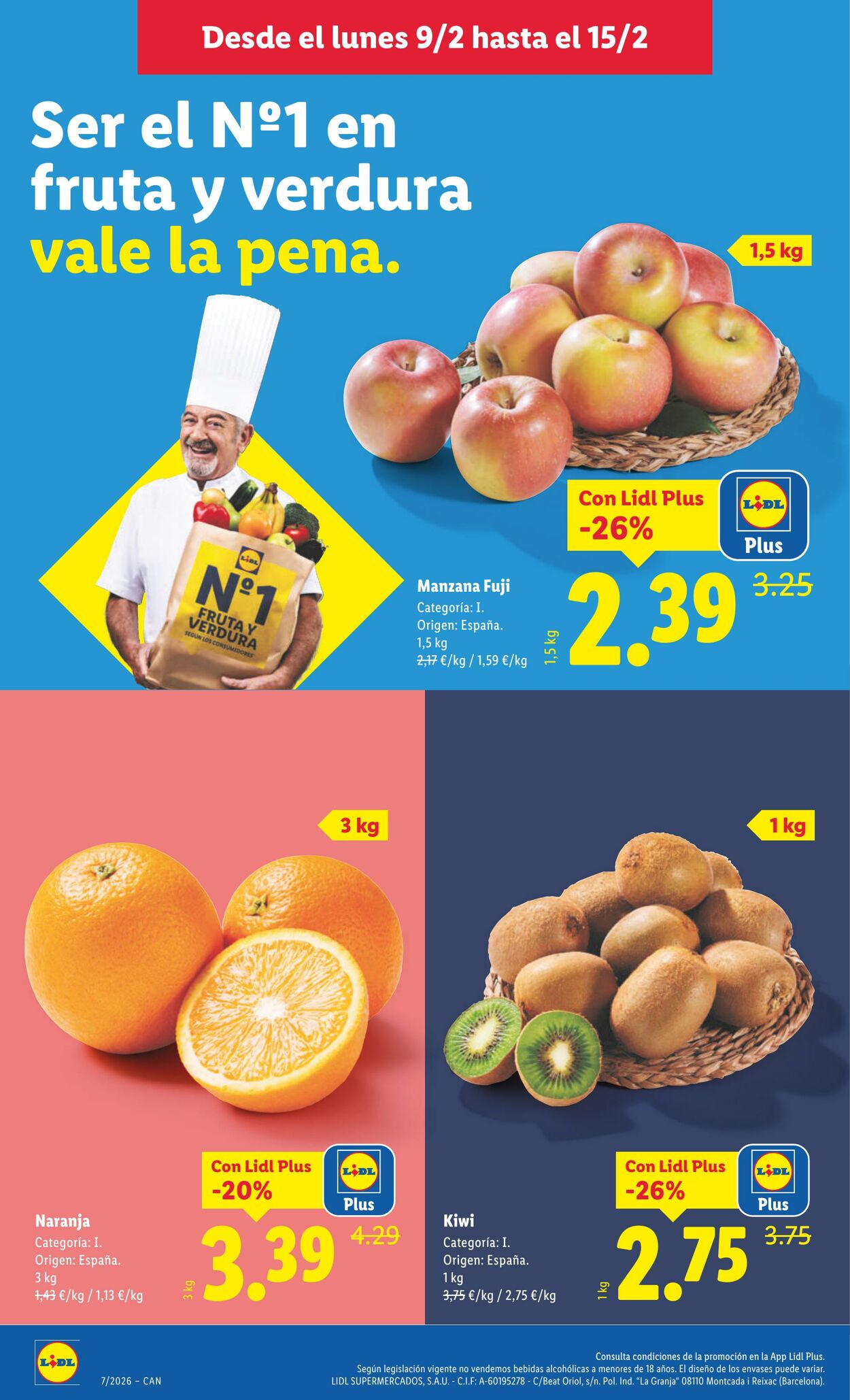 Folleto Lidl 09.02.2026 - 15.02.2026