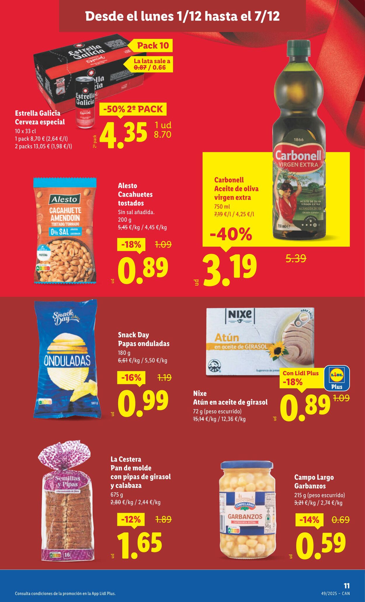 Folleto Lidl 01.12.2025 - 07.12.2025