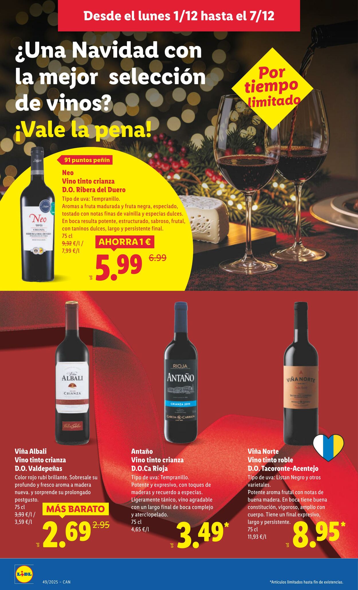 Folleto Lidl 01.12.2025 - 07.12.2025