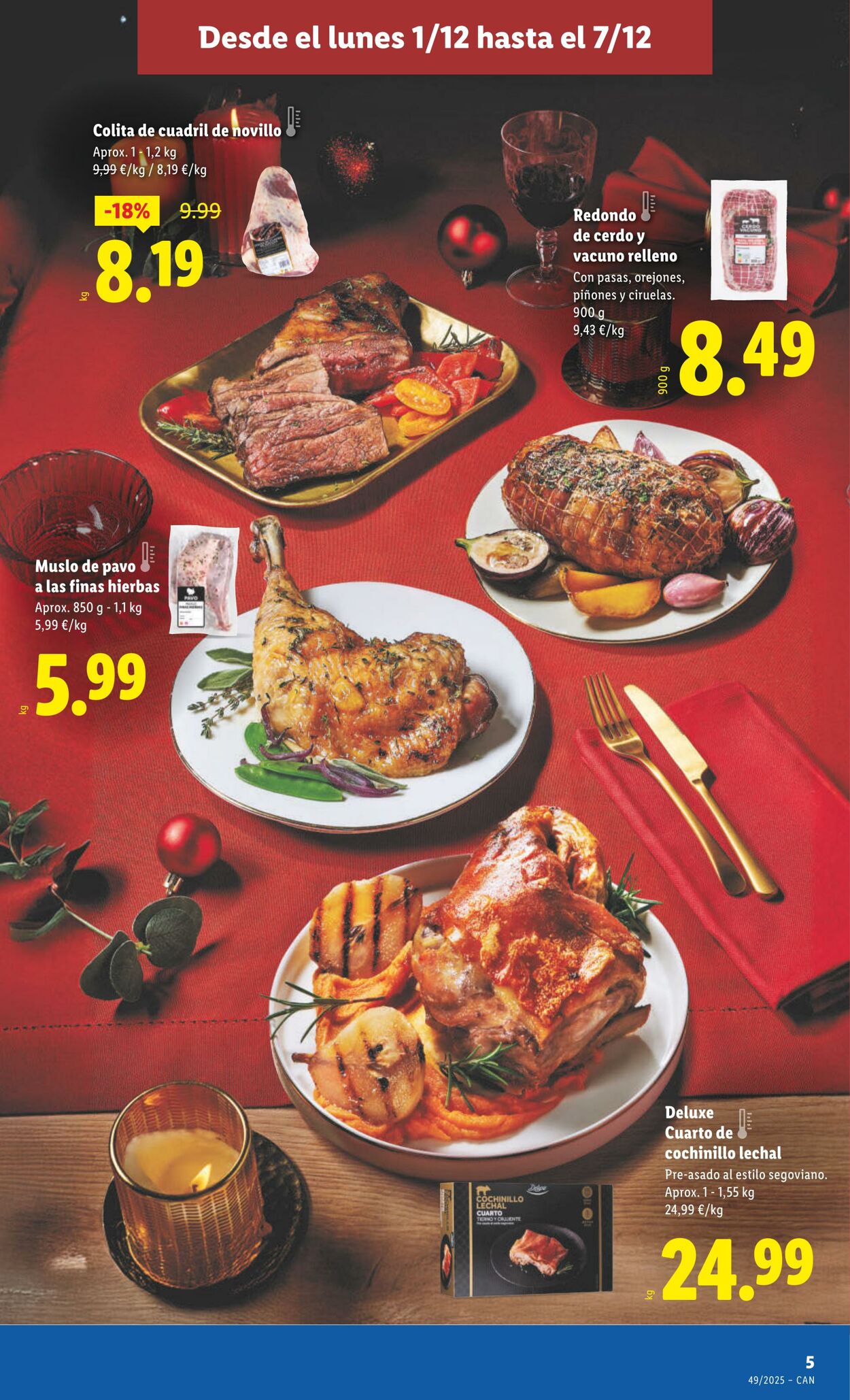 Folleto Lidl 01.12.2025 - 07.12.2025
