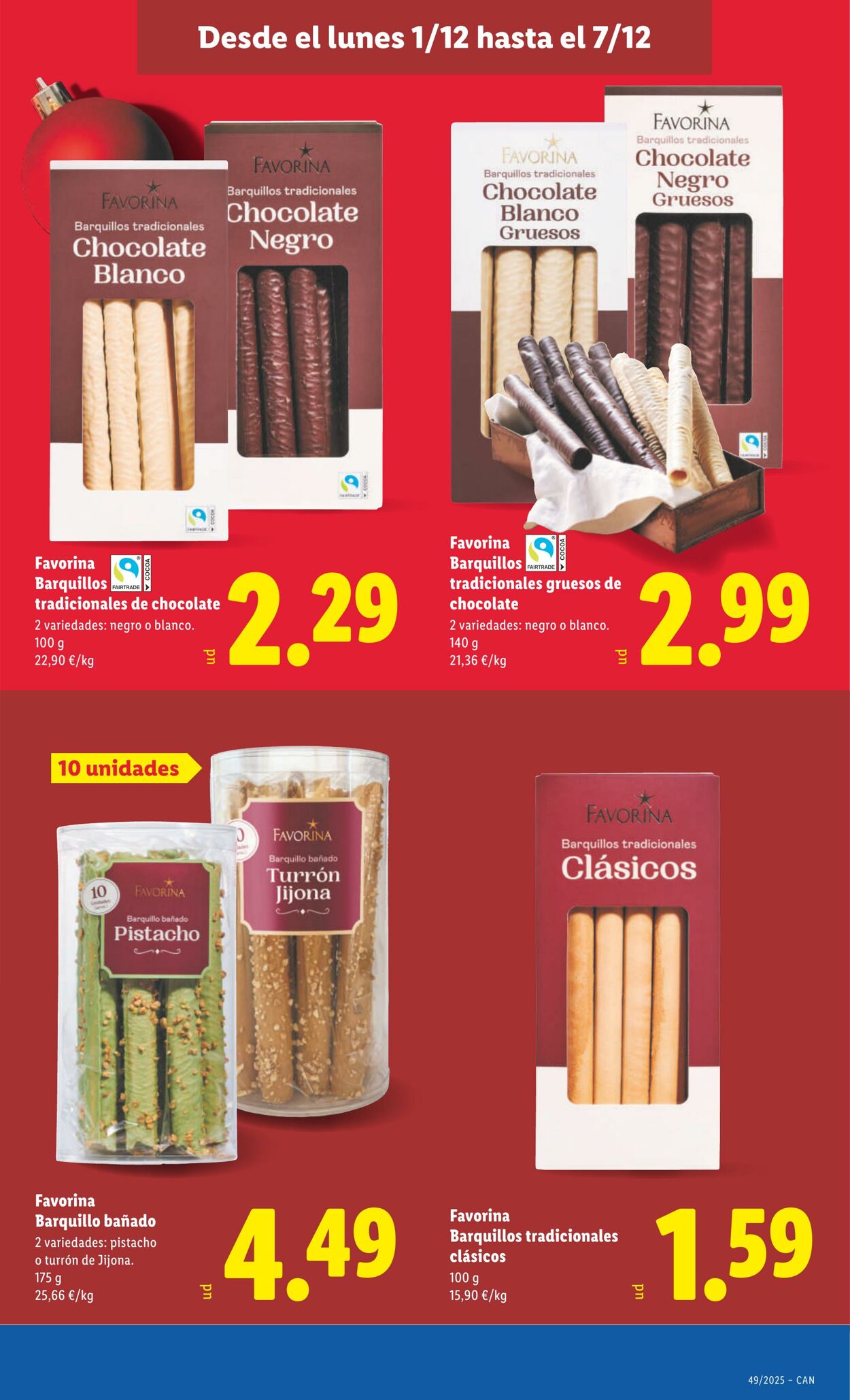 Folleto Lidl 01.12.2025 - 07.12.2025