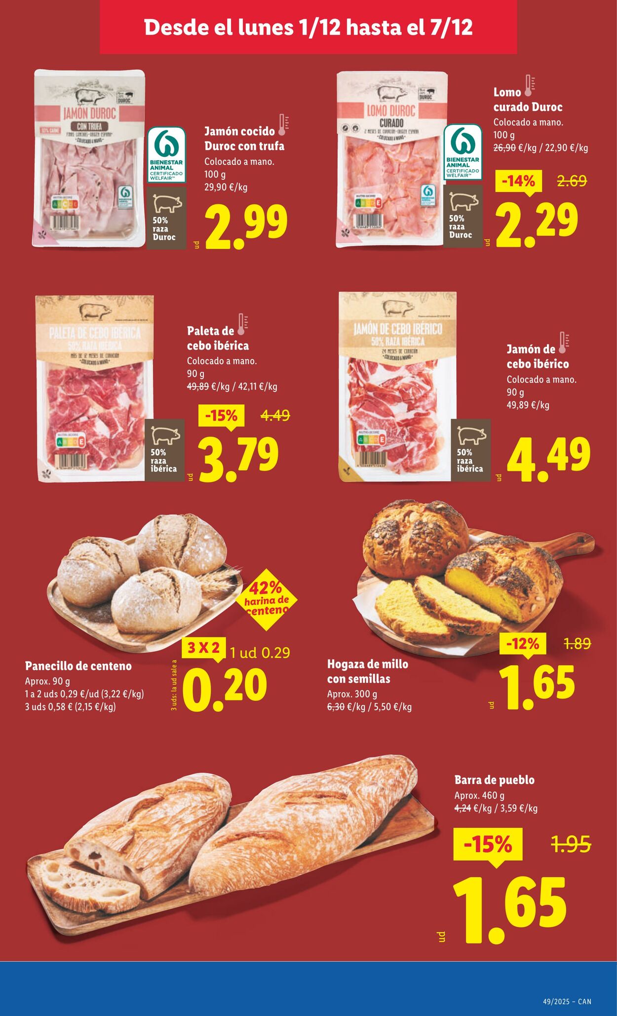 Folleto Lidl 01.12.2025 - 07.12.2025