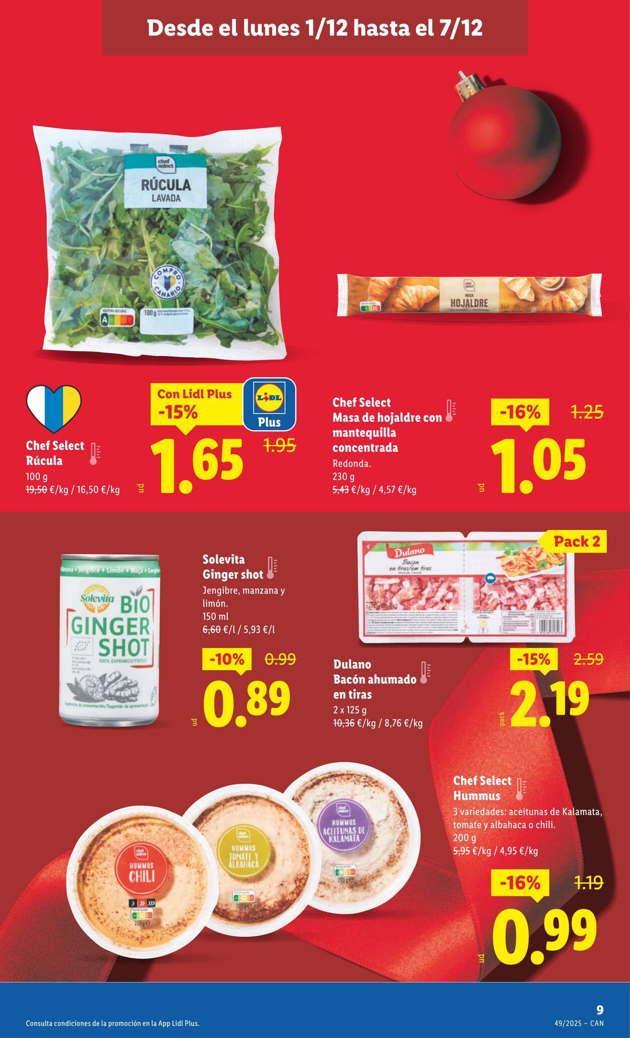 Folleto Lidl 01.12.2025 - 07.12.2025