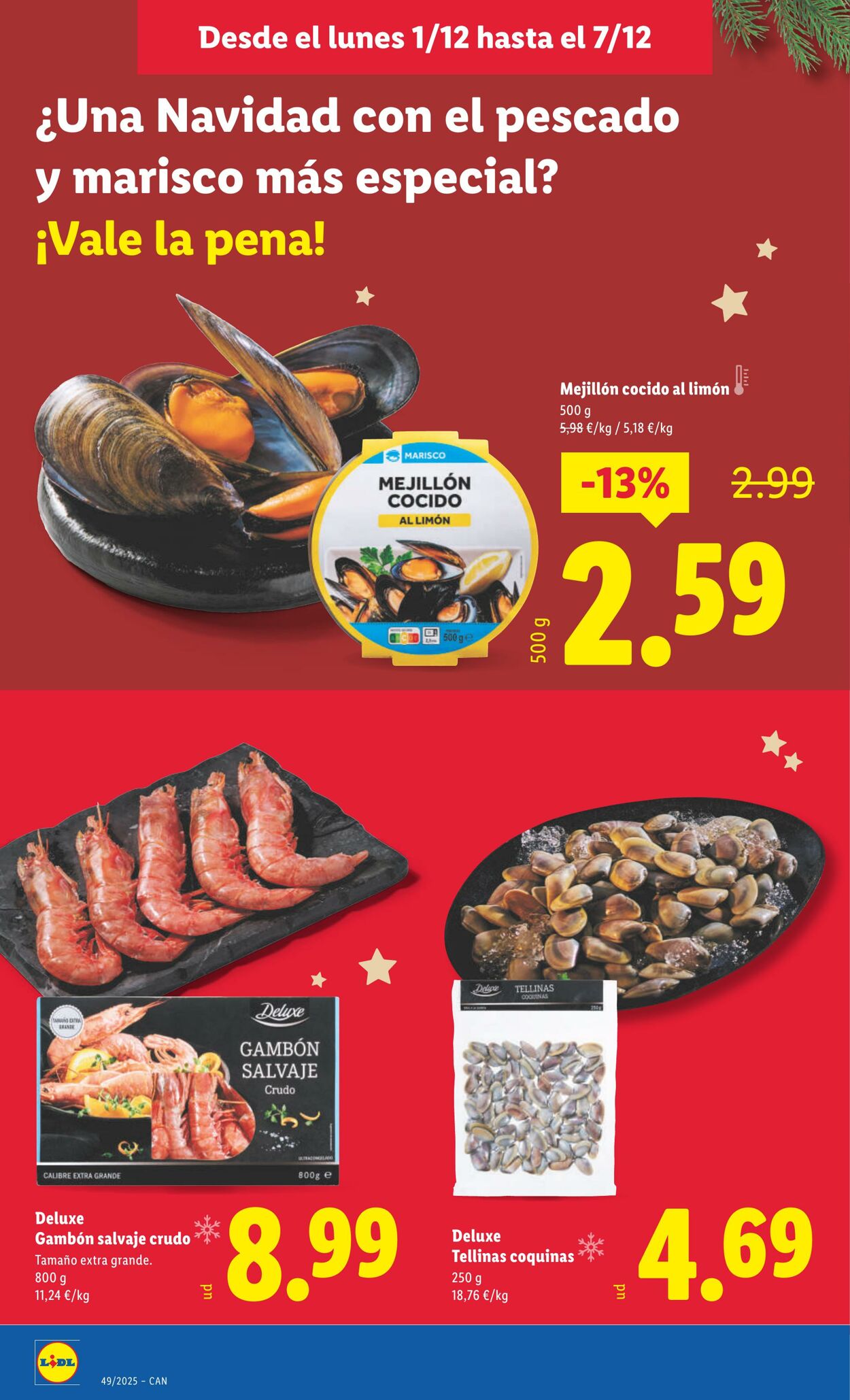 Folleto Lidl 01.12.2025 - 07.12.2025