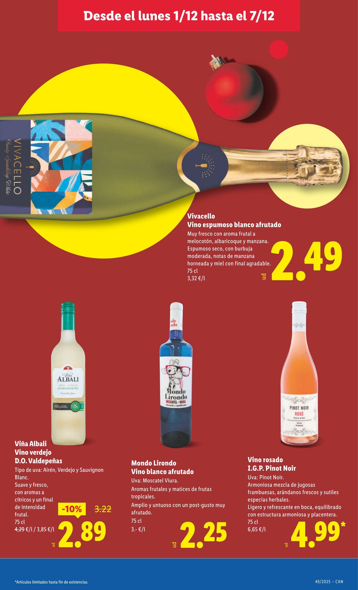 Folleto Lidl 01.12.2025 - 07.12.2025