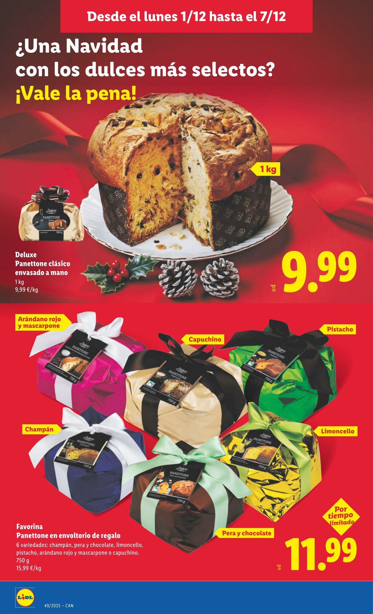 Folleto Lidl 01.12.2025 - 07.12.2025