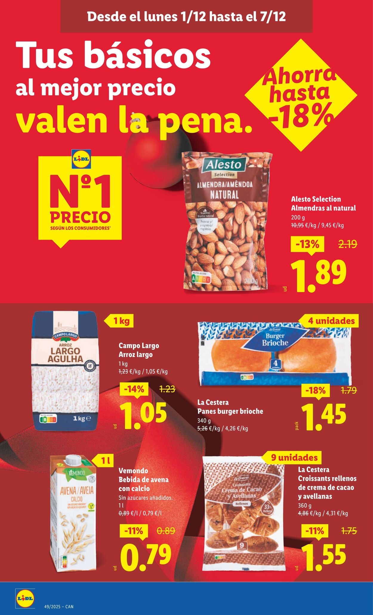 Folleto Lidl 01.12.2025 - 07.12.2025