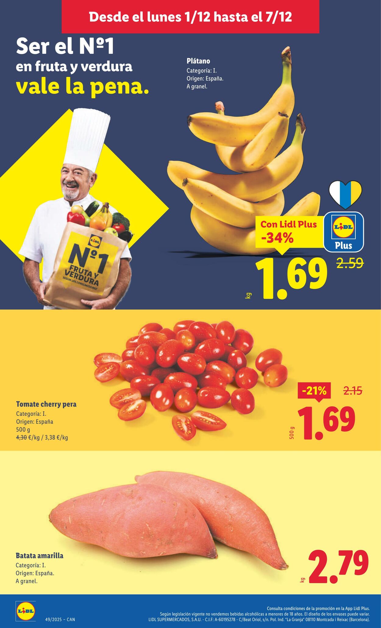 Folleto Lidl 01.12.2025 - 07.12.2025