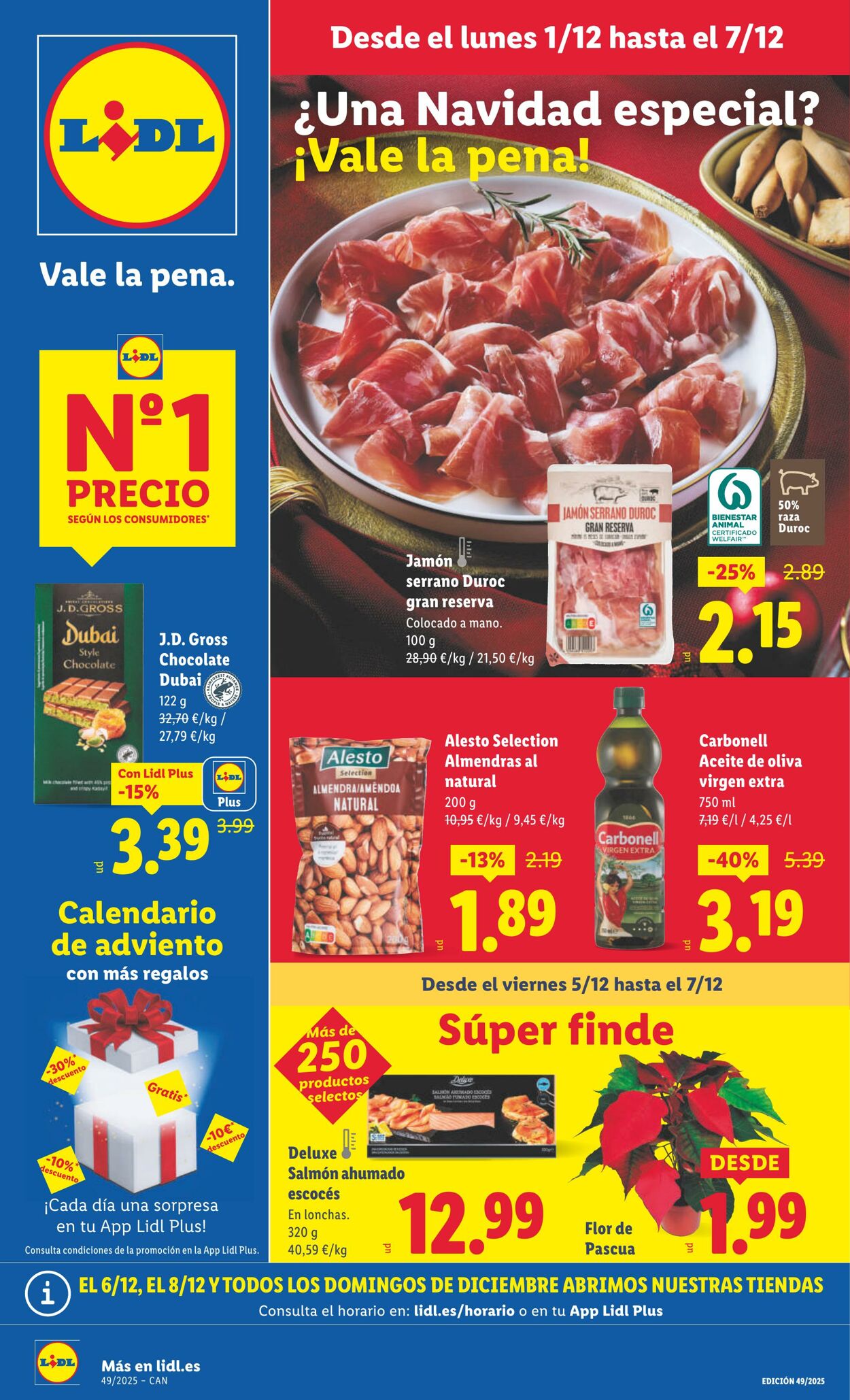 Folleto Lidl 01.12.2025 - 07.12.2025