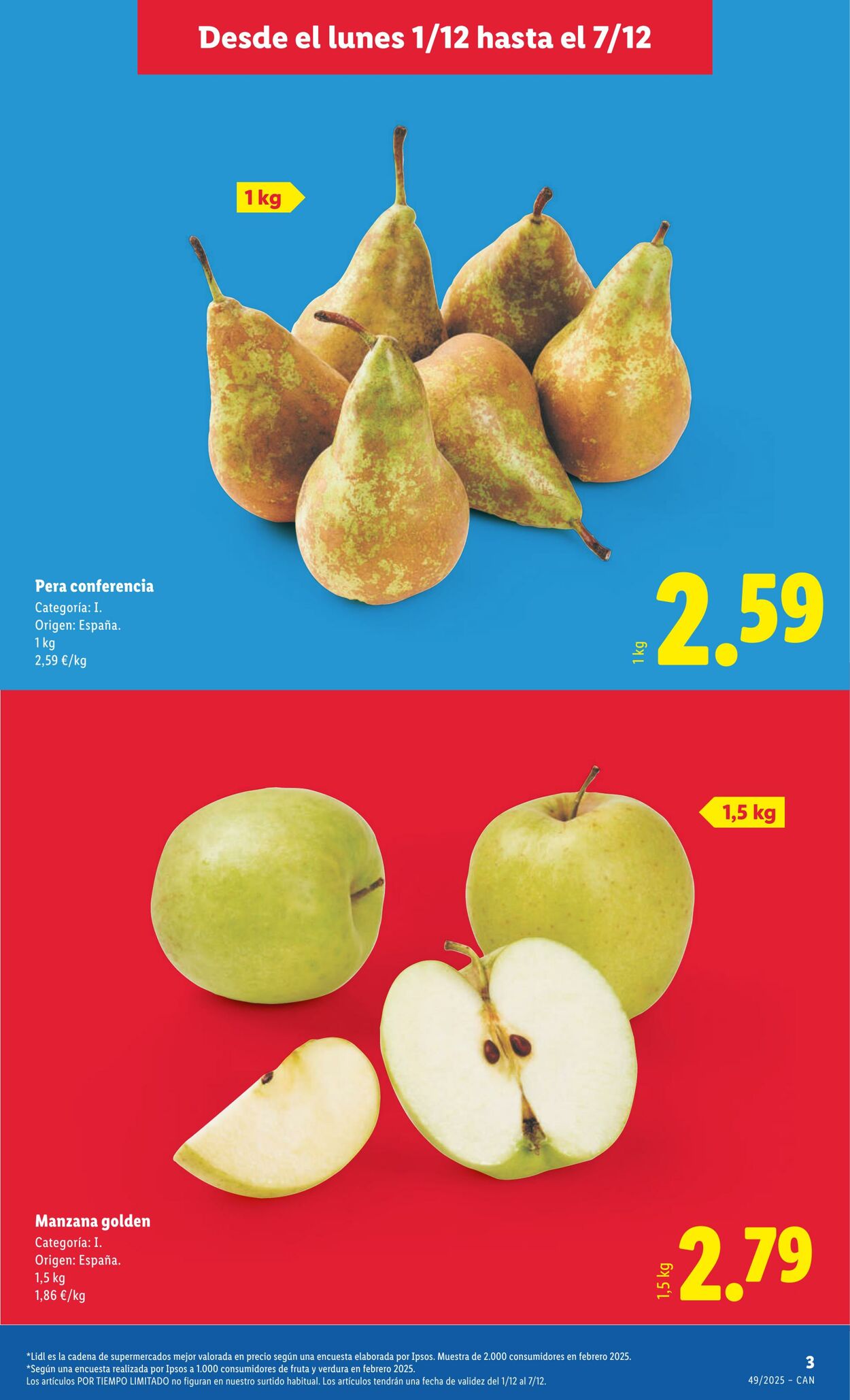 Folleto Lidl 01.12.2025 - 07.12.2025