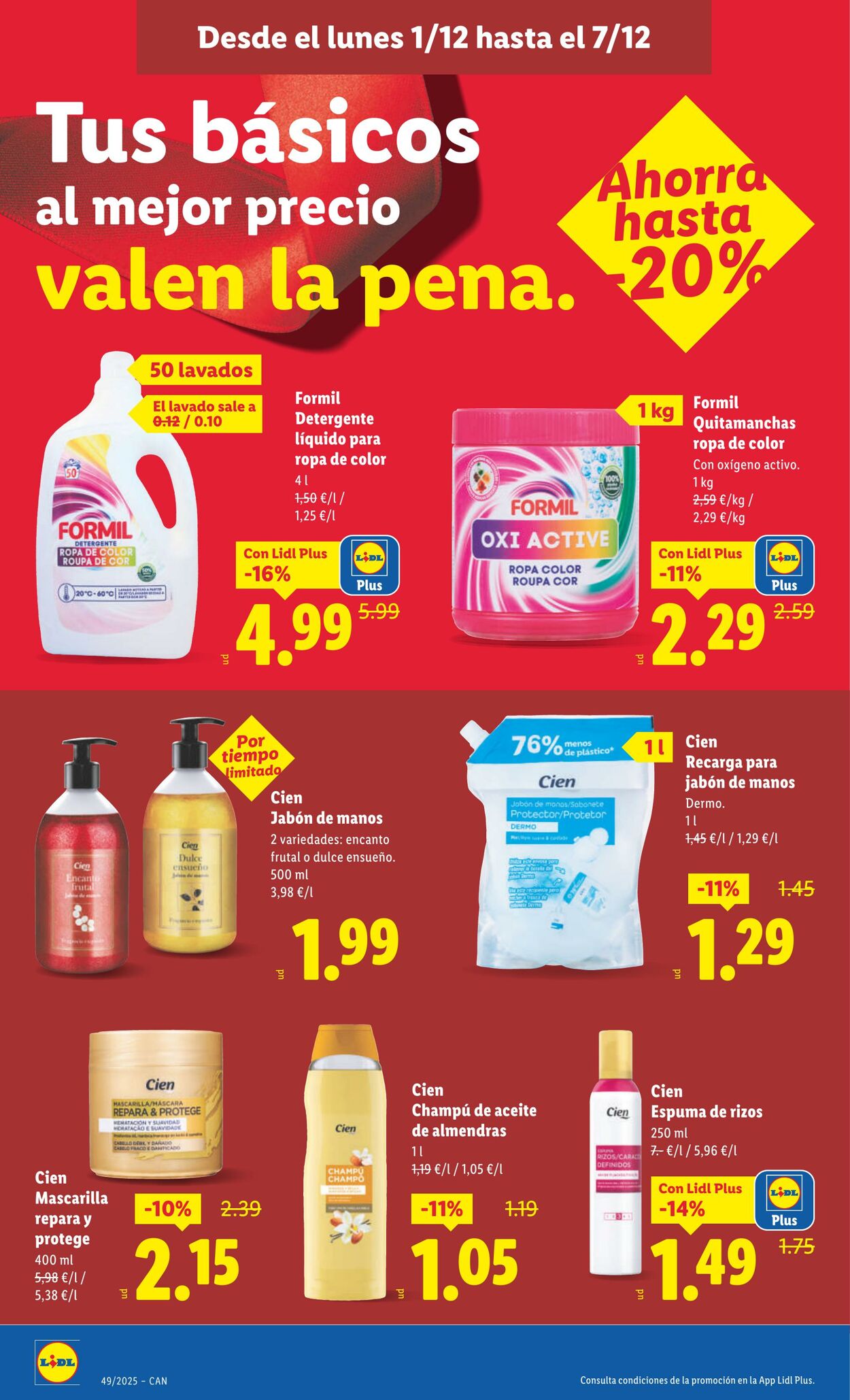 Folleto Lidl 01.12.2025 - 07.12.2025