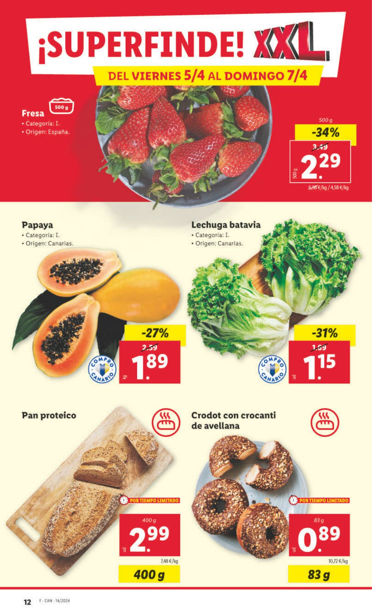 Folleto Lidl 01.04.2024 - 07.04.2024