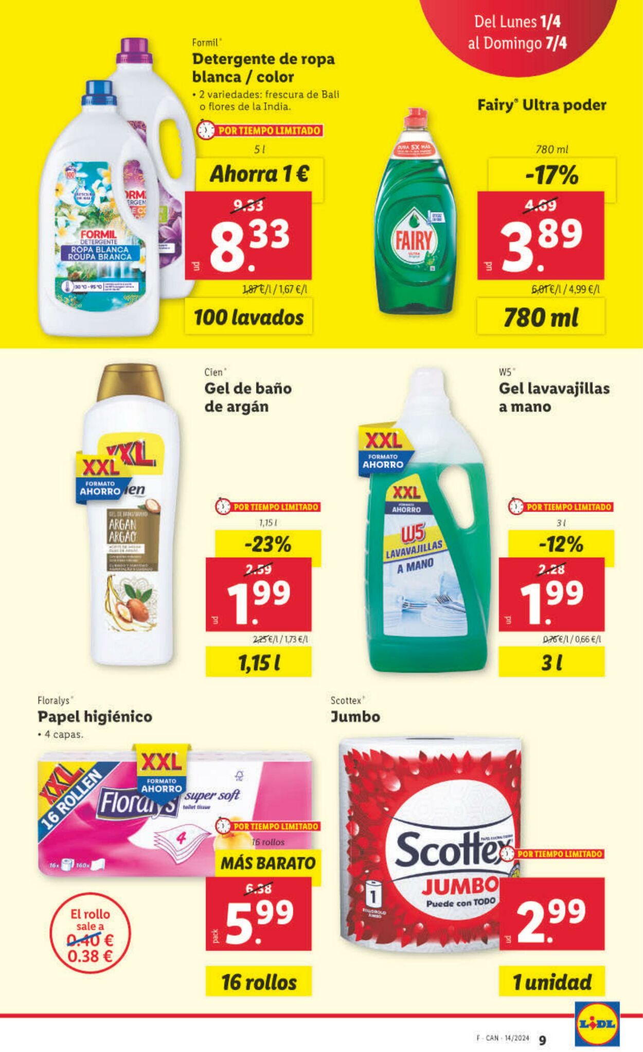 Folleto Lidl 01.04.2024 - 07.04.2024