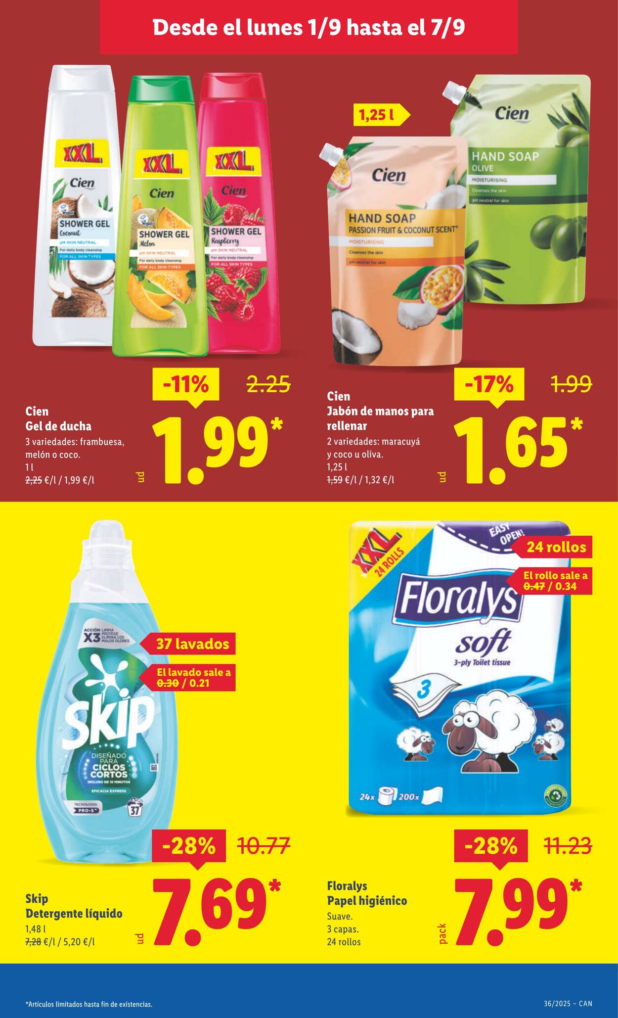 Folleto Lidl 01.09.2025 - 07.09.2025