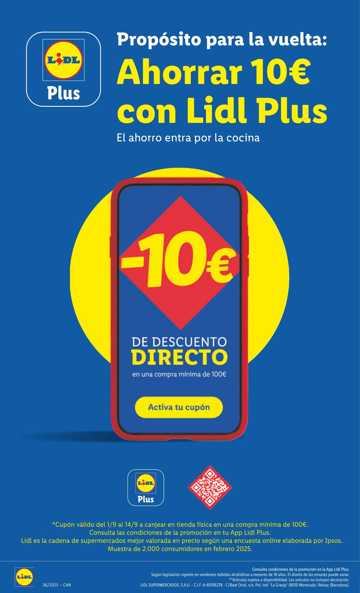 Folleto Lidl 01.09.2025 - 07.09.2025