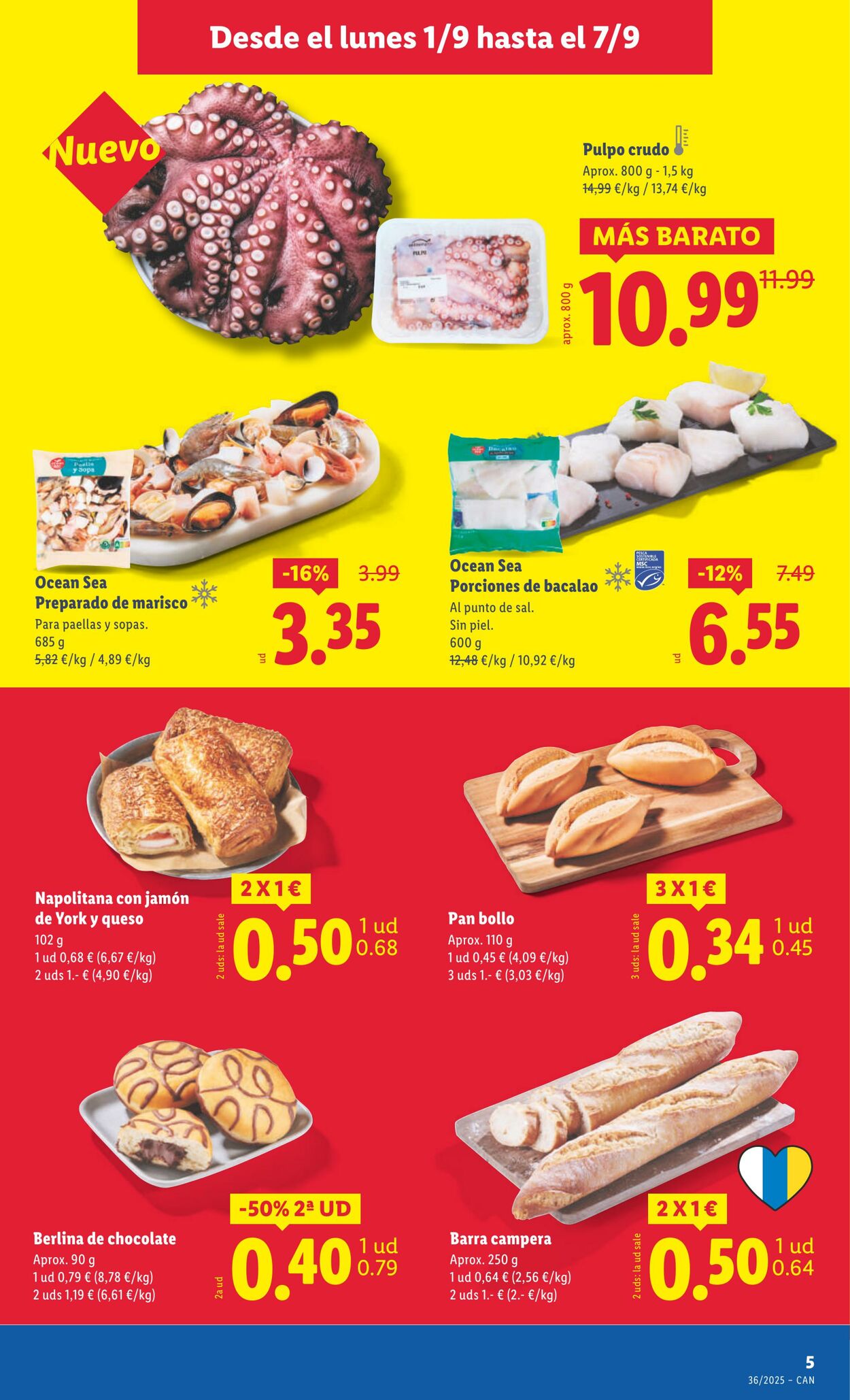Folleto Lidl 01.09.2025 - 07.09.2025
