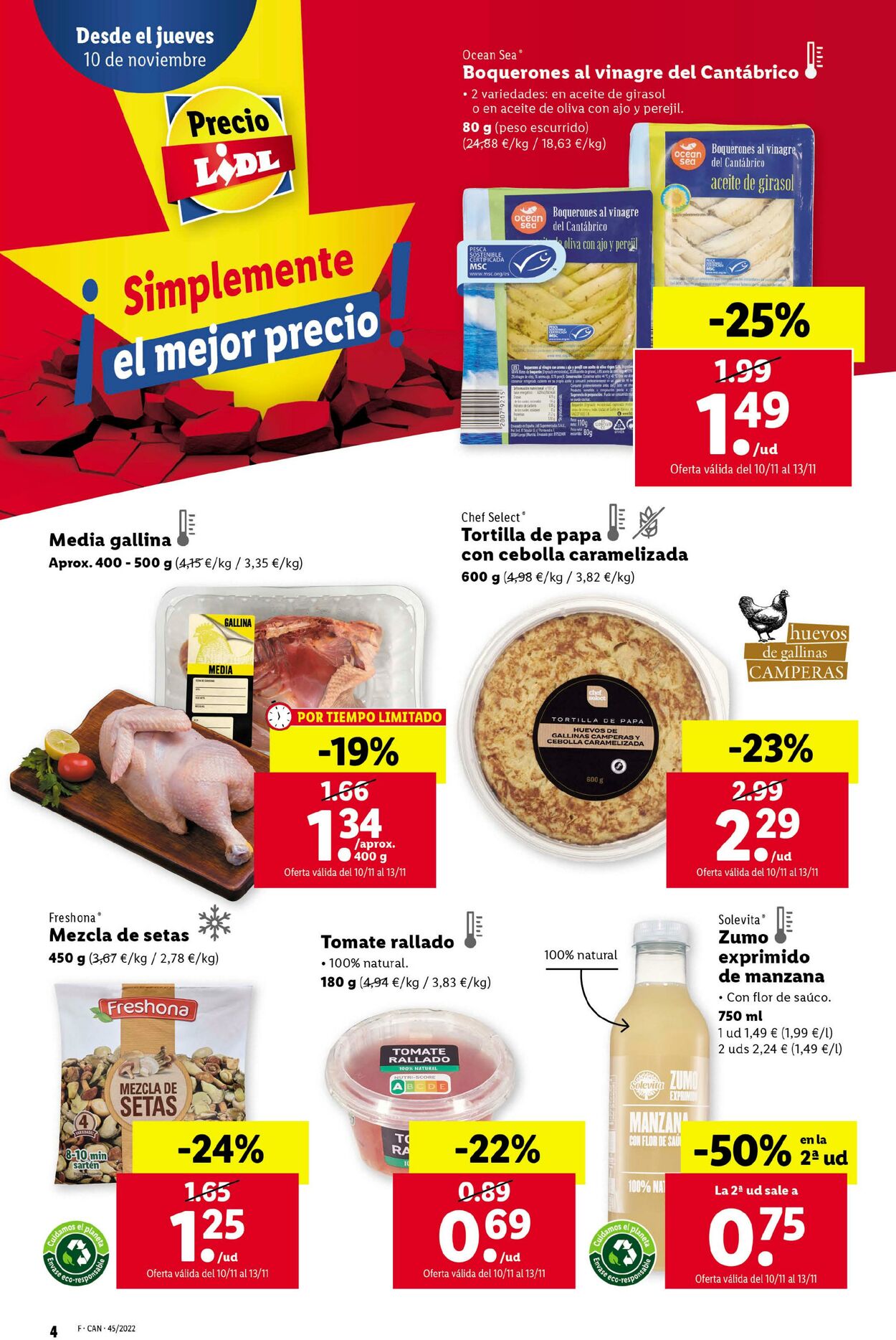 Folleto Lidl 10.11.2022 - 16.11.2022