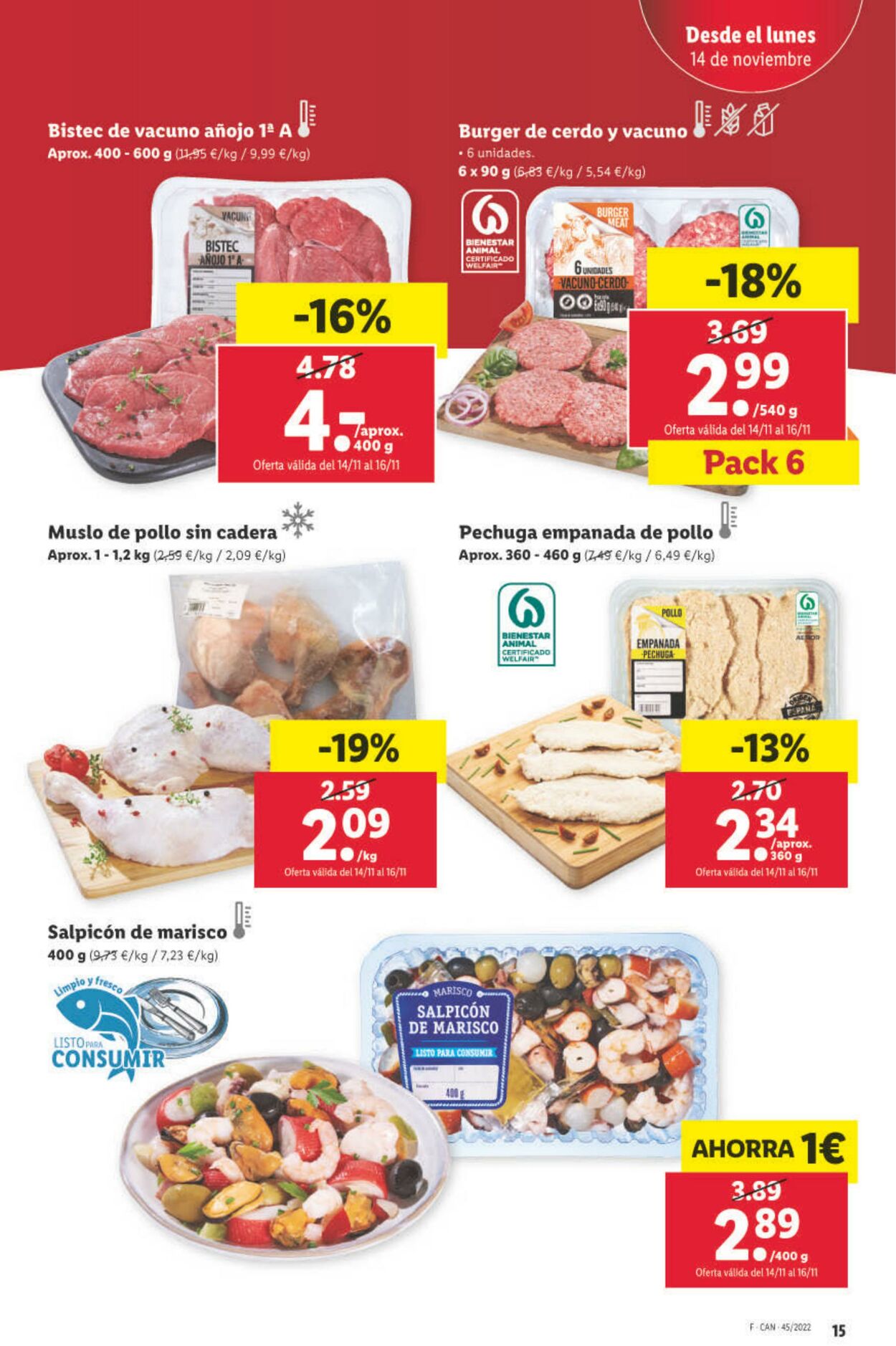 Folleto Lidl 10.11.2022 - 16.11.2022