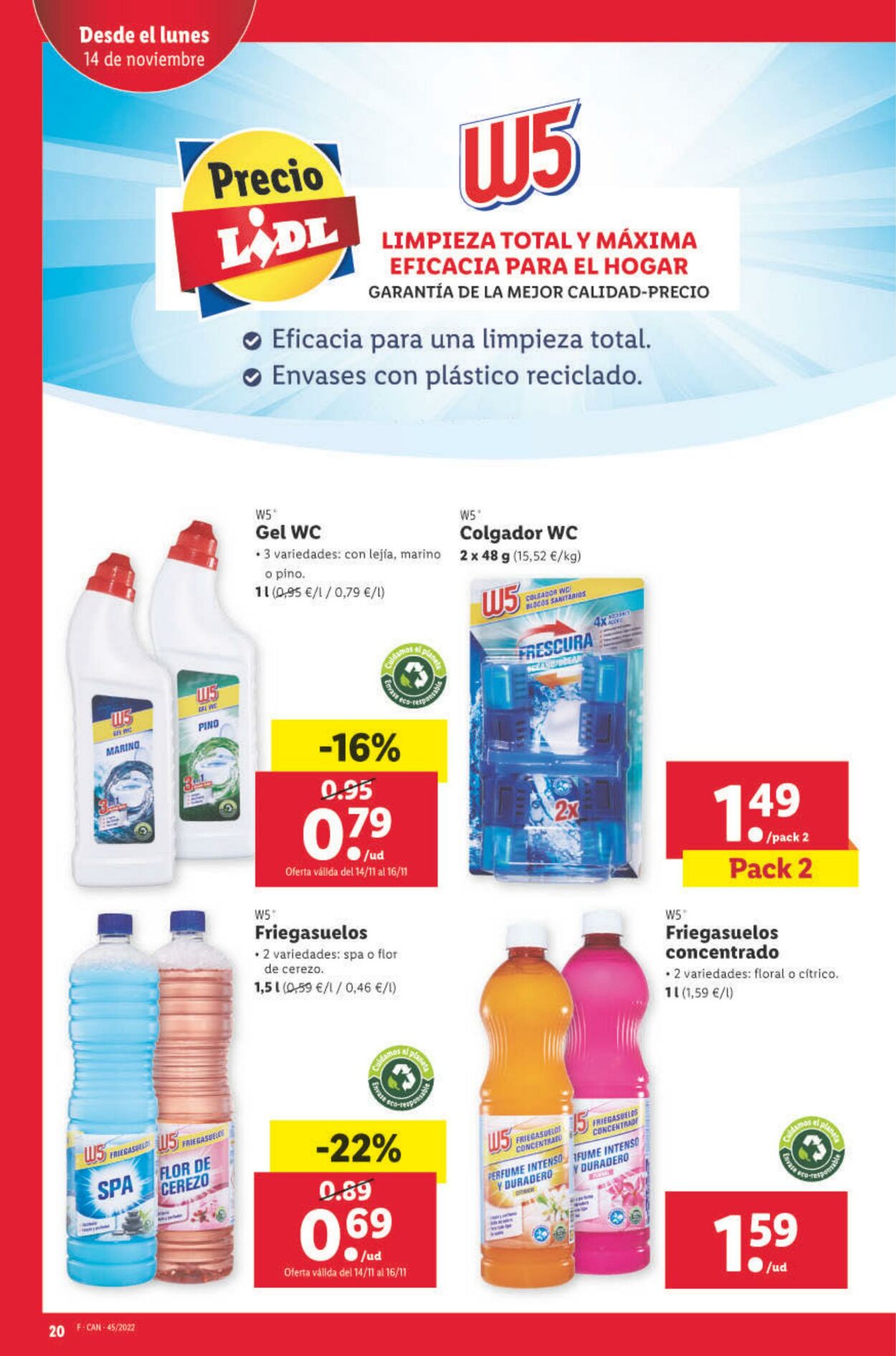 Folleto Lidl 10.11.2022 - 16.11.2022