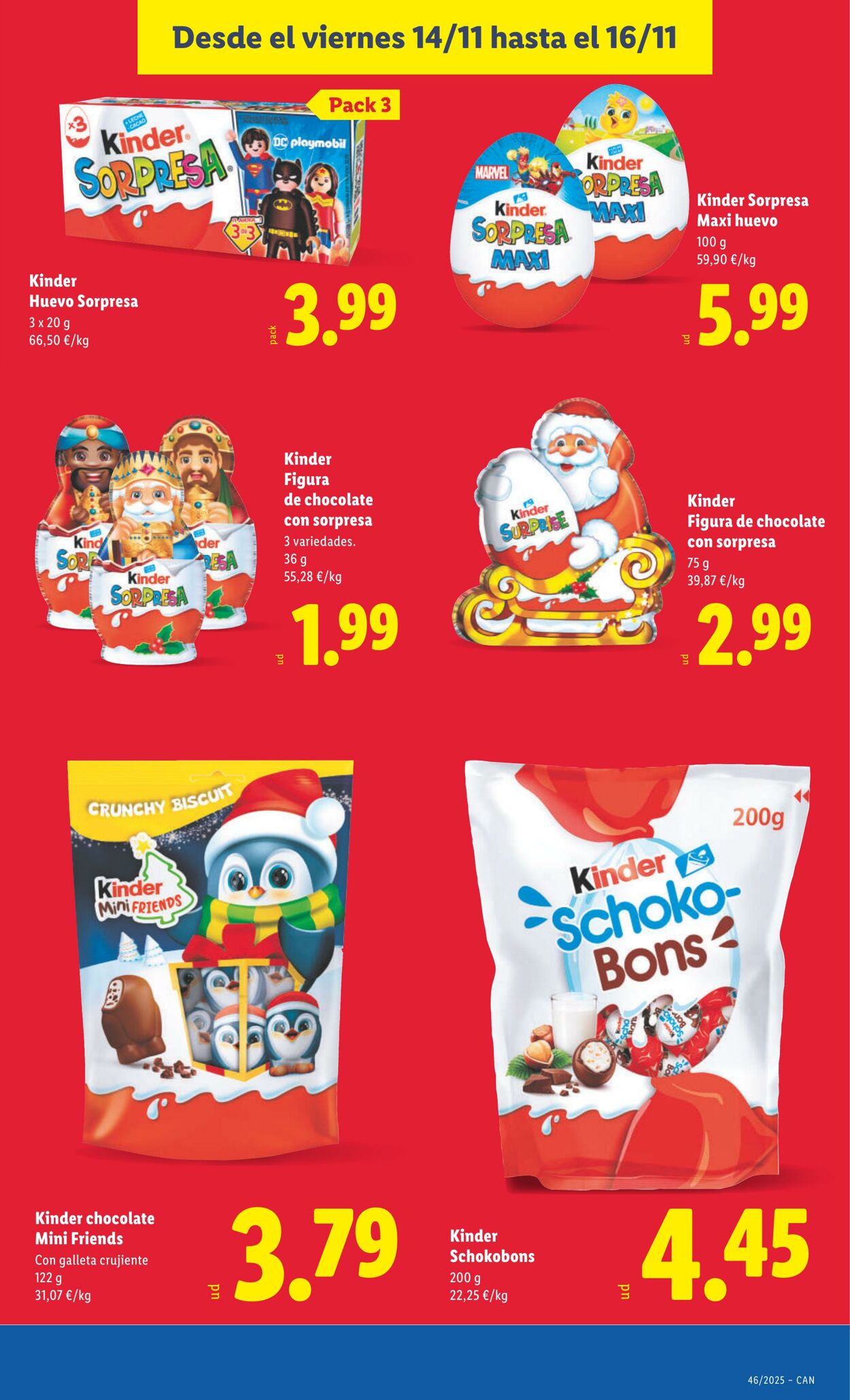 Folleto Lidl 10.11.2025 - 16.11.2025
