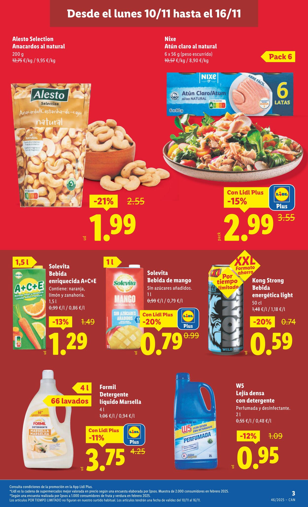 Folleto Lidl 10.11.2025 - 19.11.2025