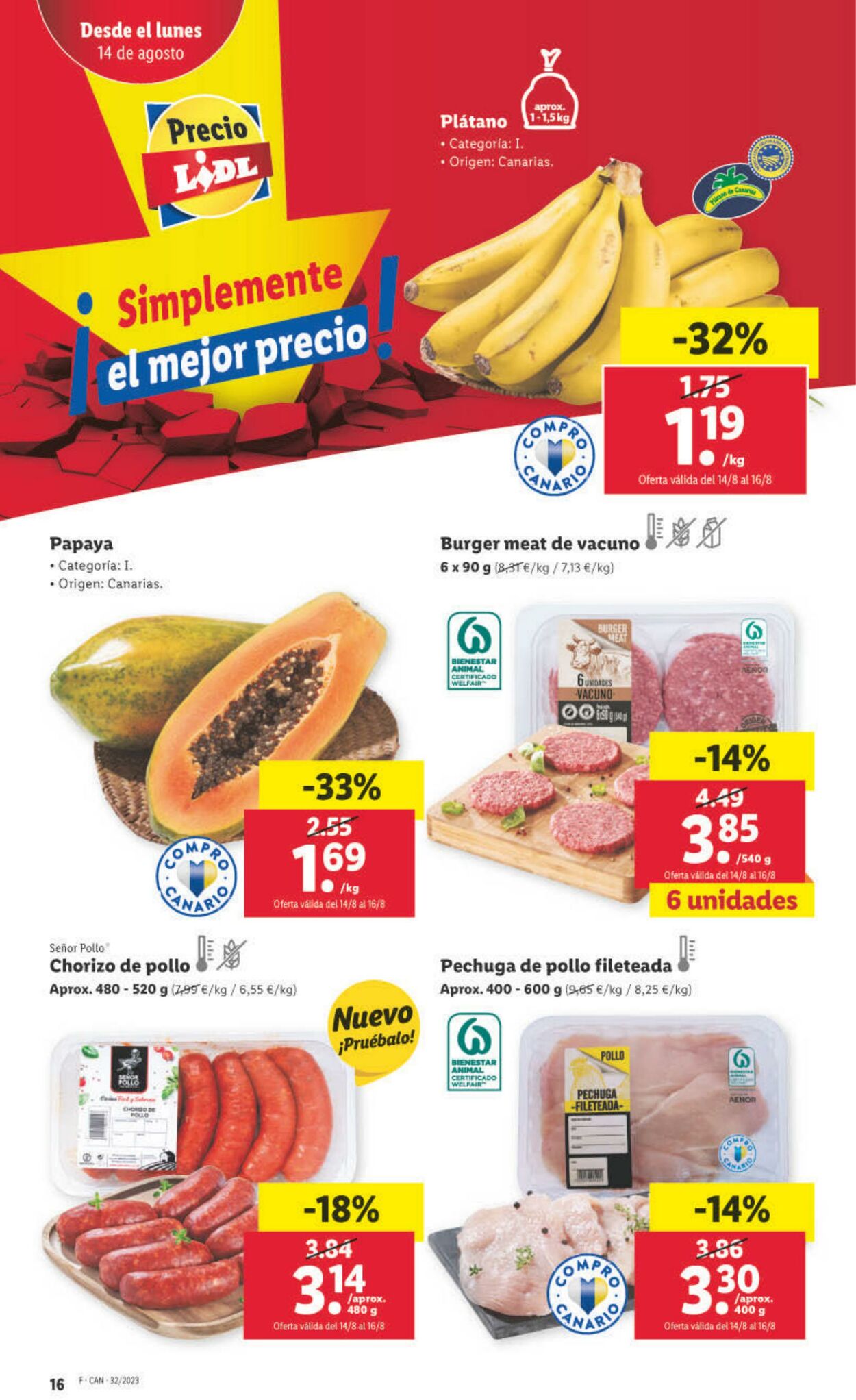 Folleto Lidl 10.08.2023 - 16.08.2023