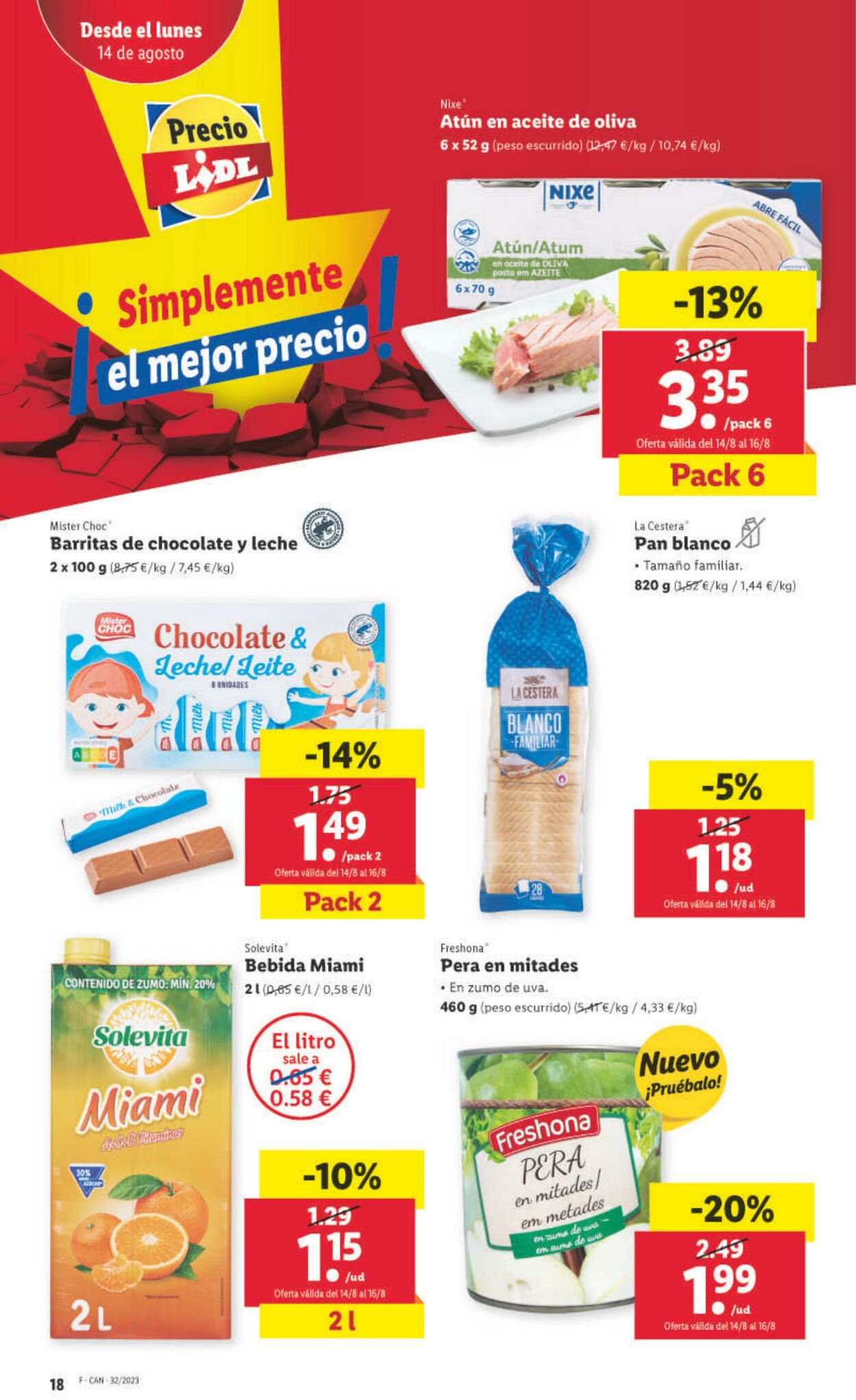 Folleto Lidl 10.08.2023 - 16.08.2023