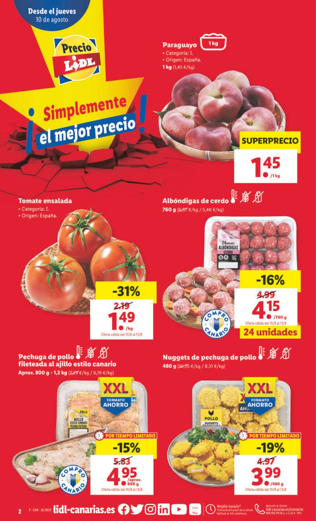 Folleto Lidl 10.08.2023 - 16.08.2023