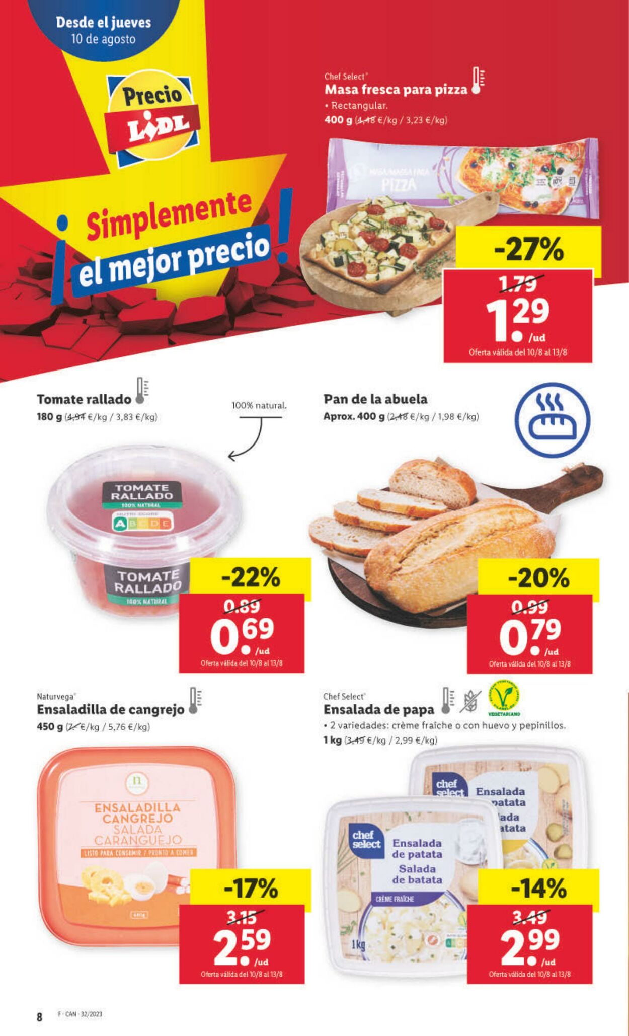 Folleto Lidl 10.08.2023 - 16.08.2023